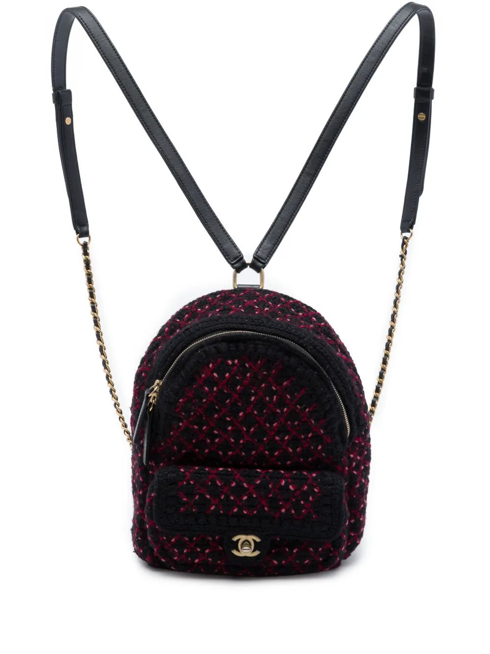 2016-2017 Mini Quilted Tweed CC Pocket backpack