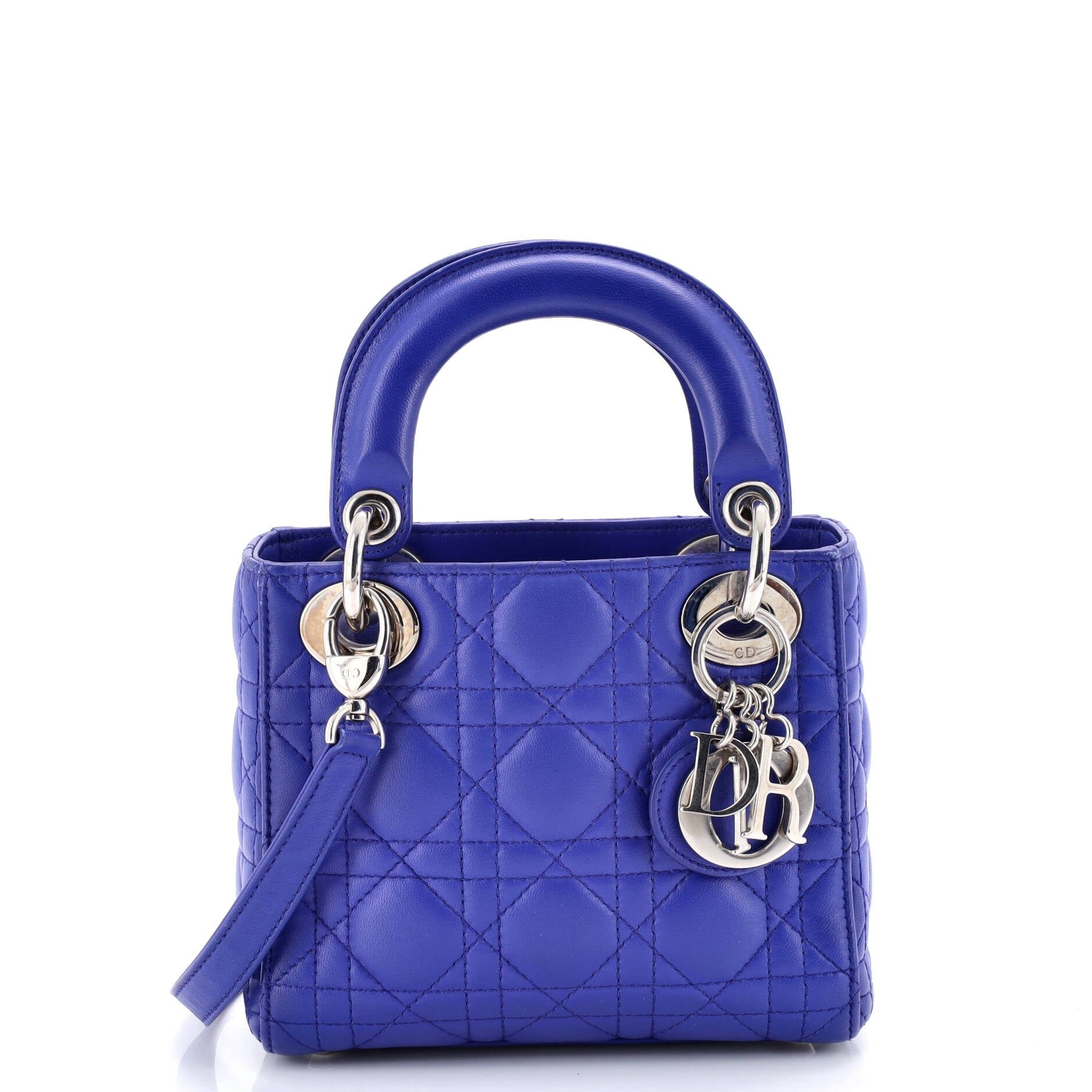 Dior Lady Dior Bag Cannage Quilt Lambskin Mini