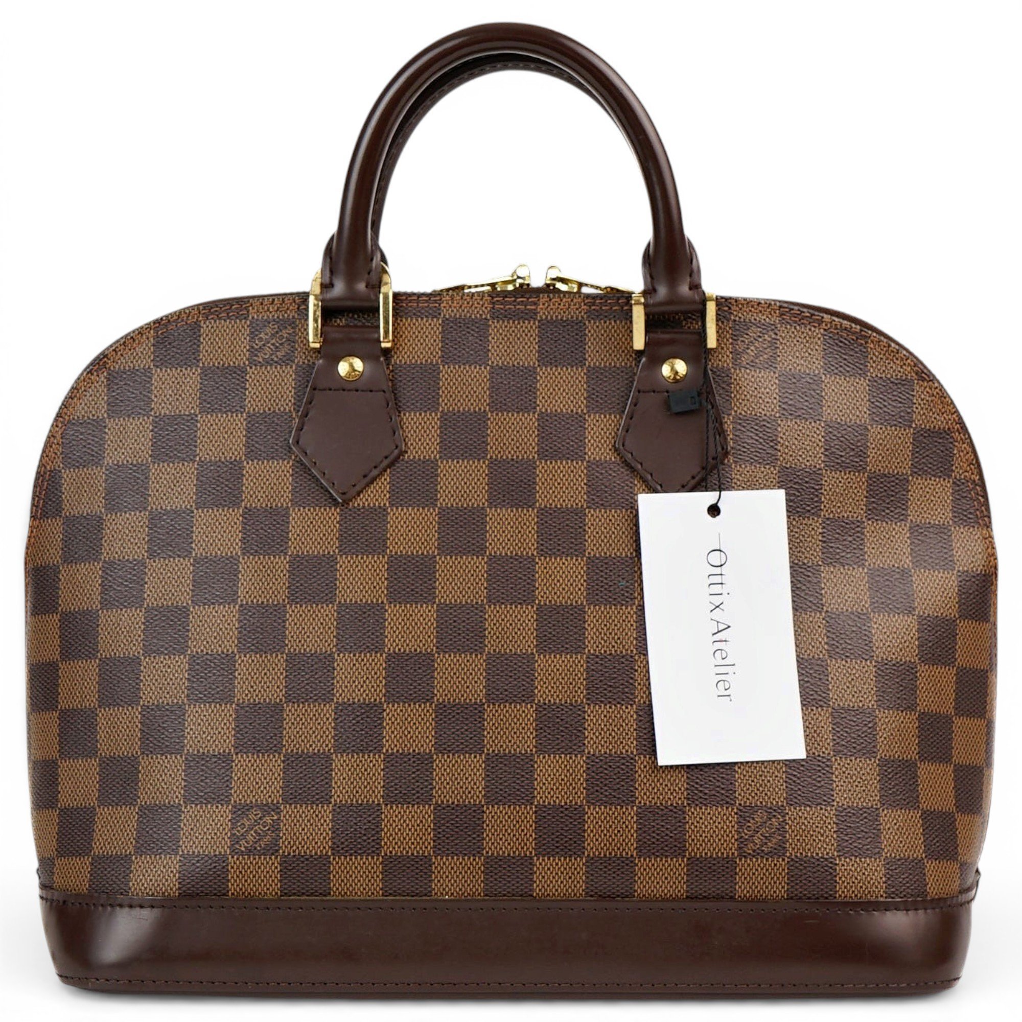 Louis Vuitton Alma leather handbag
