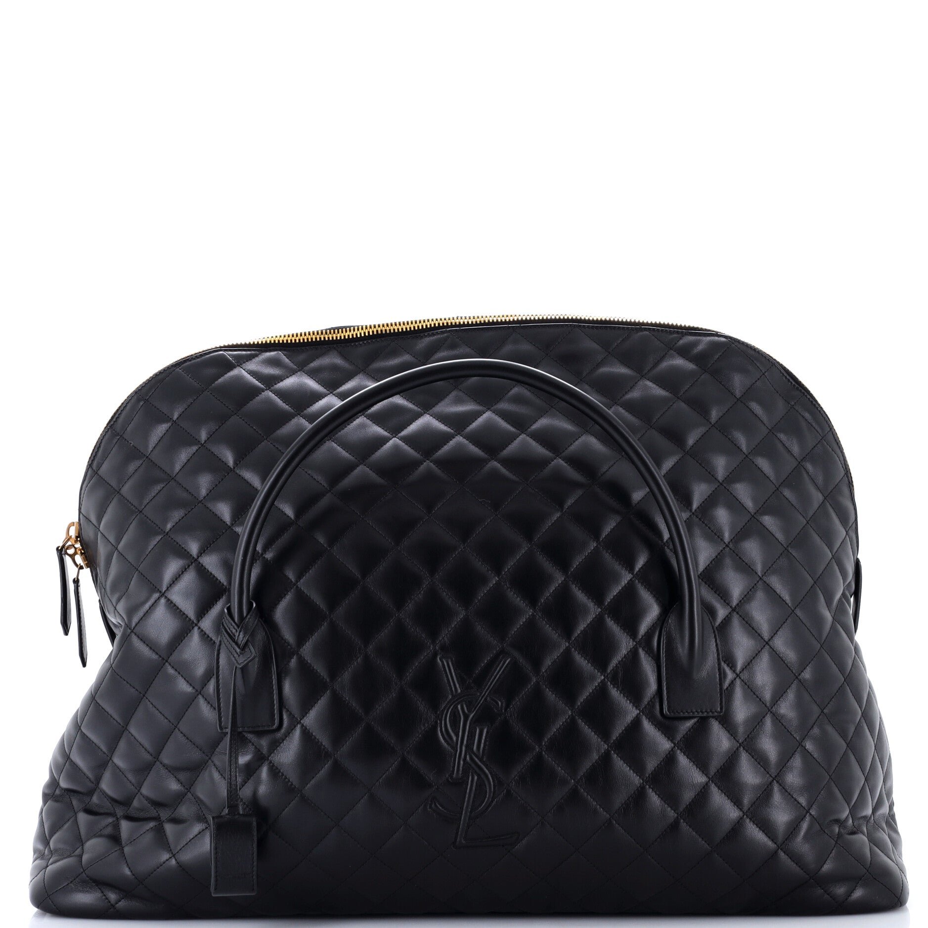 ES Giant Travel Bag Quilted Leather