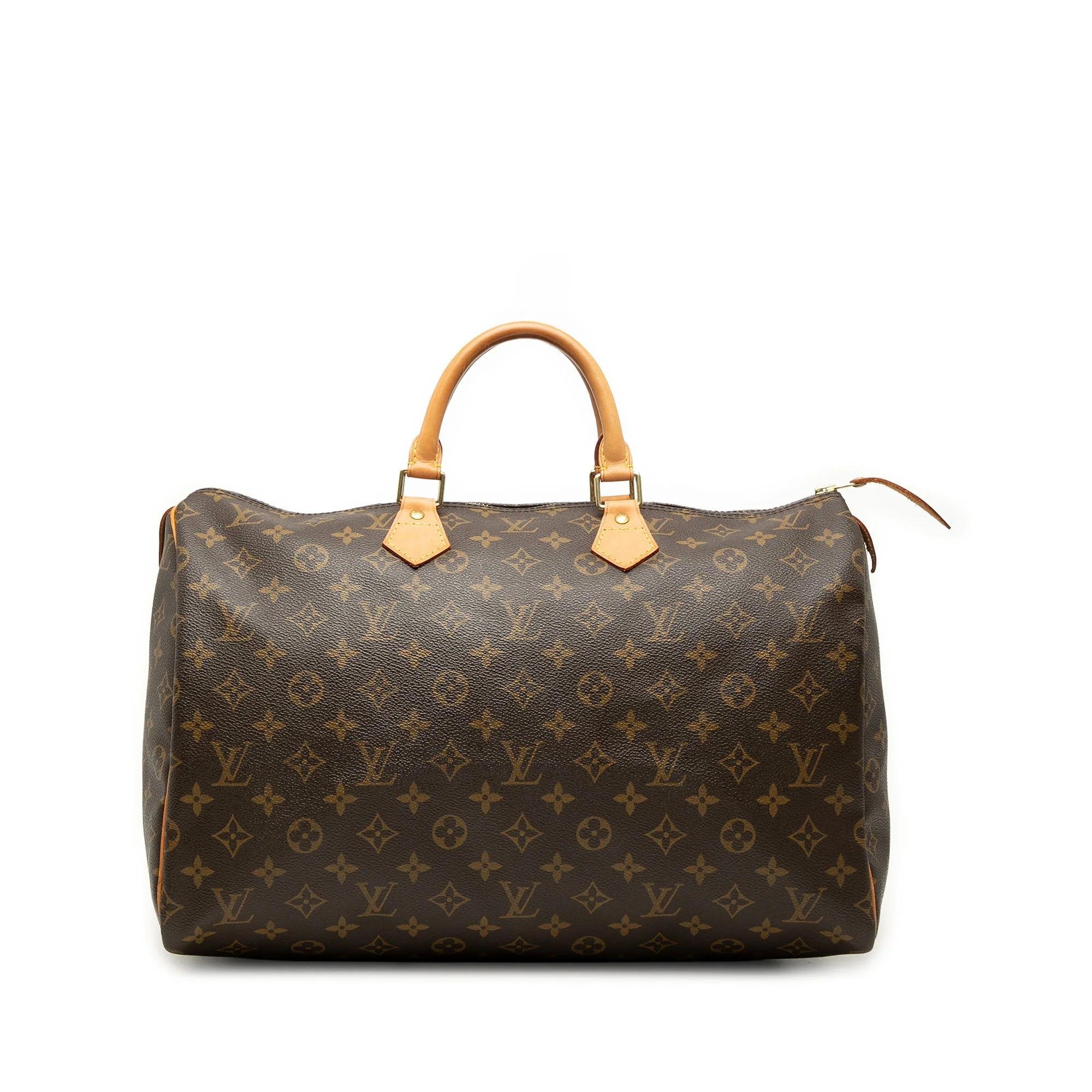 Speedy leather handbag