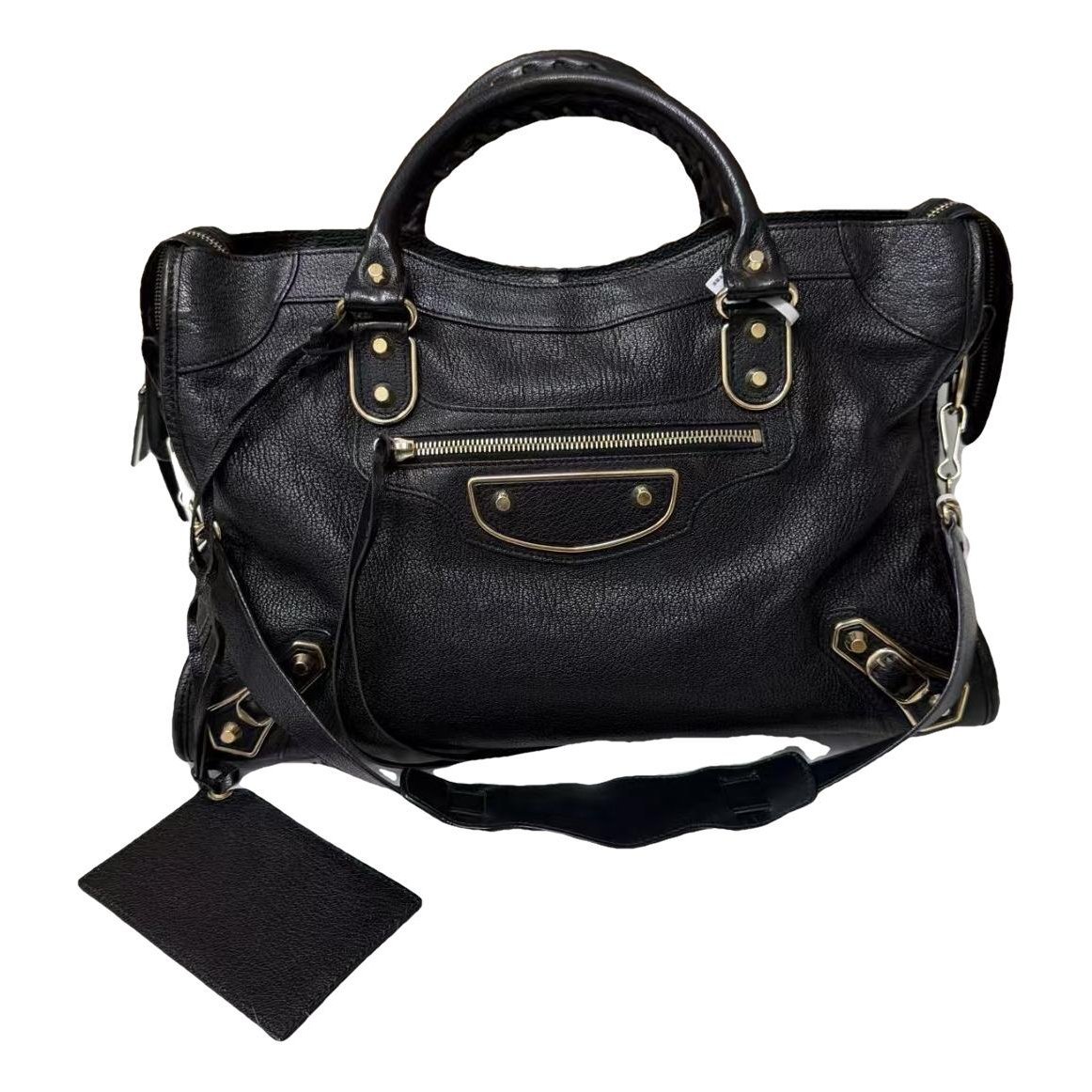 City leather bag