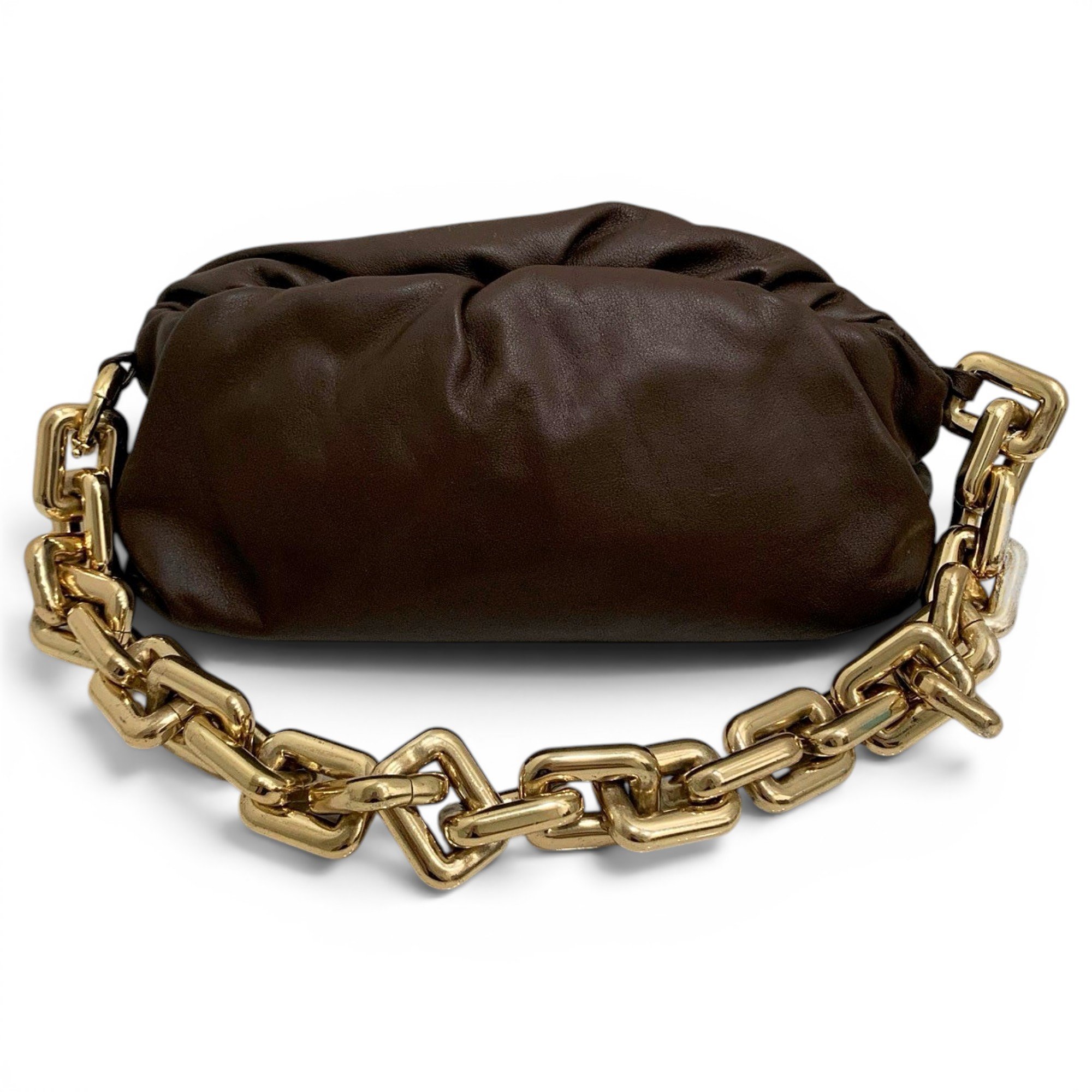Chain Pouch leather handbag