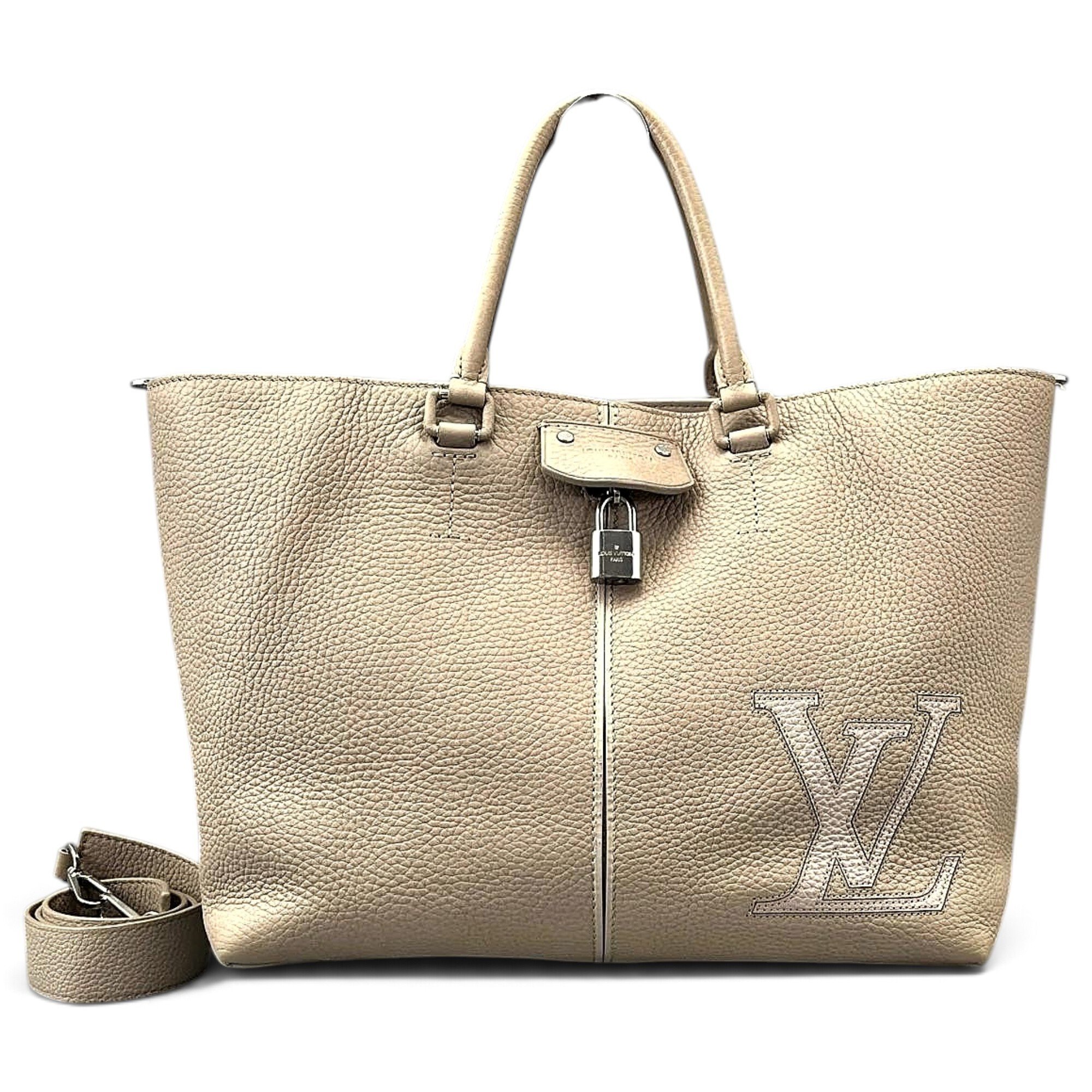 Leather tote