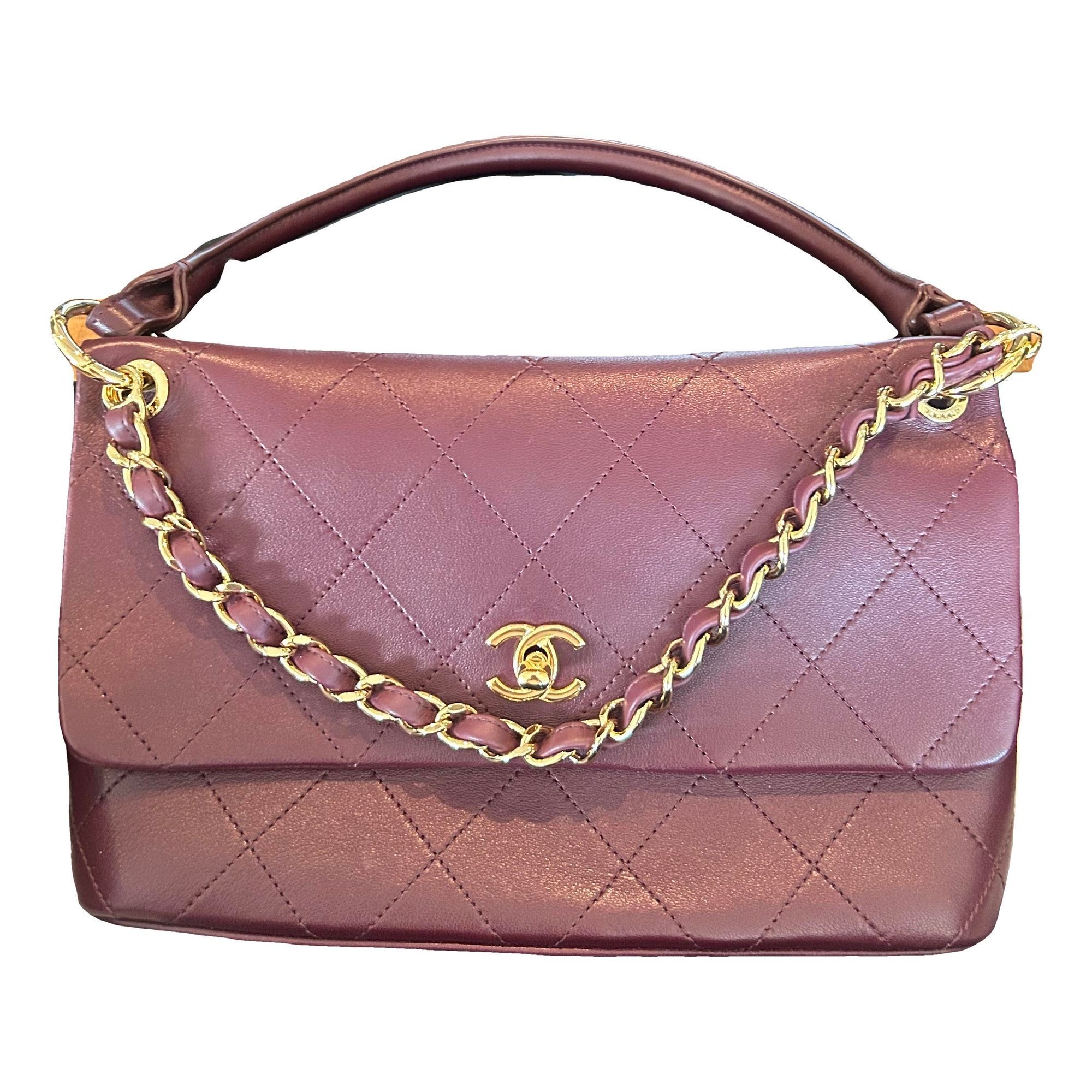 Leather handbag