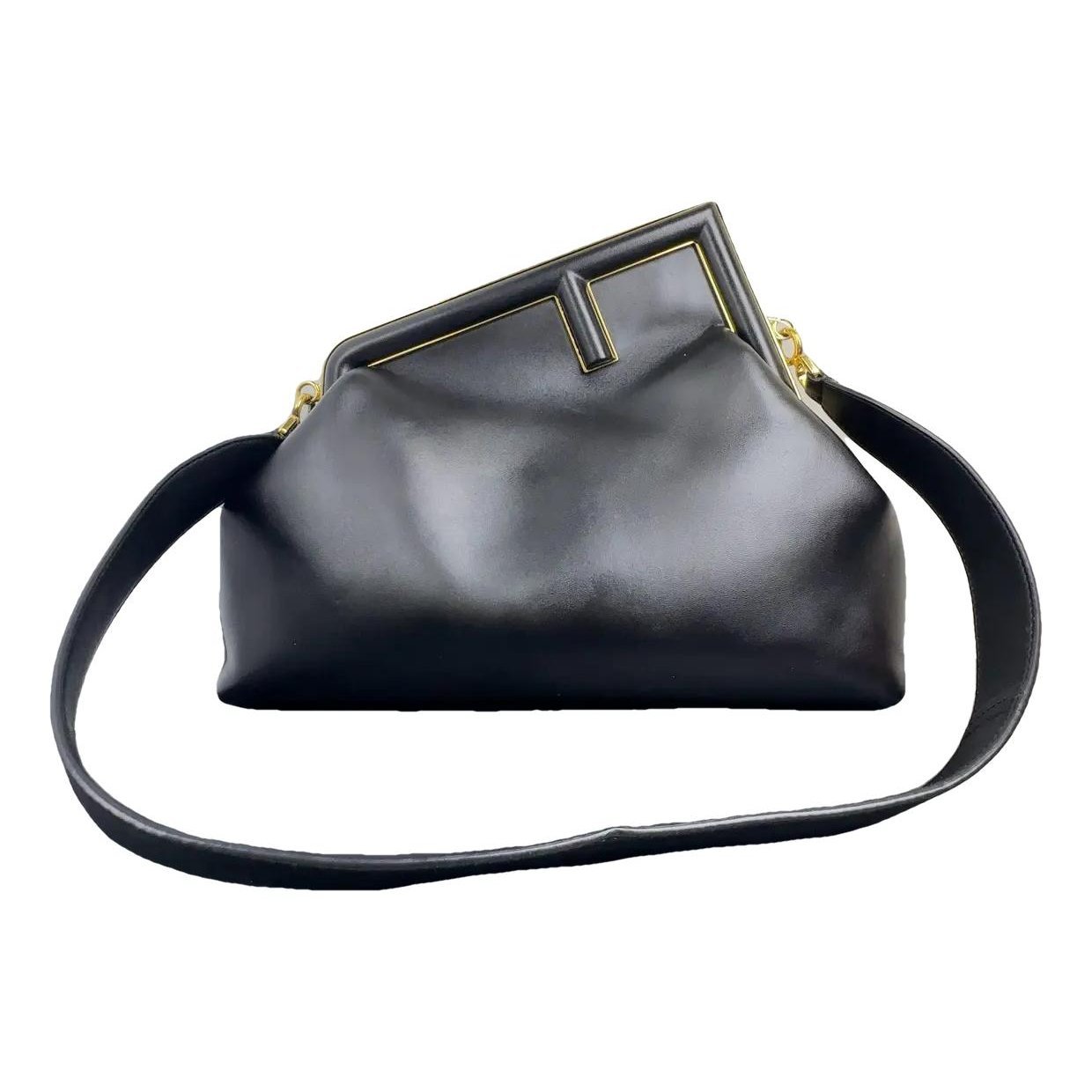 First leather handbag