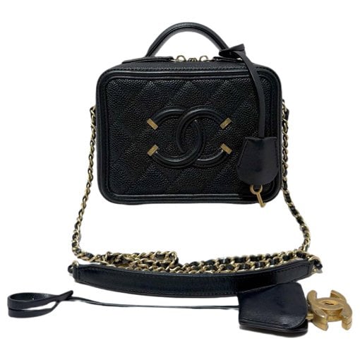 Vanity leather crossbody bag