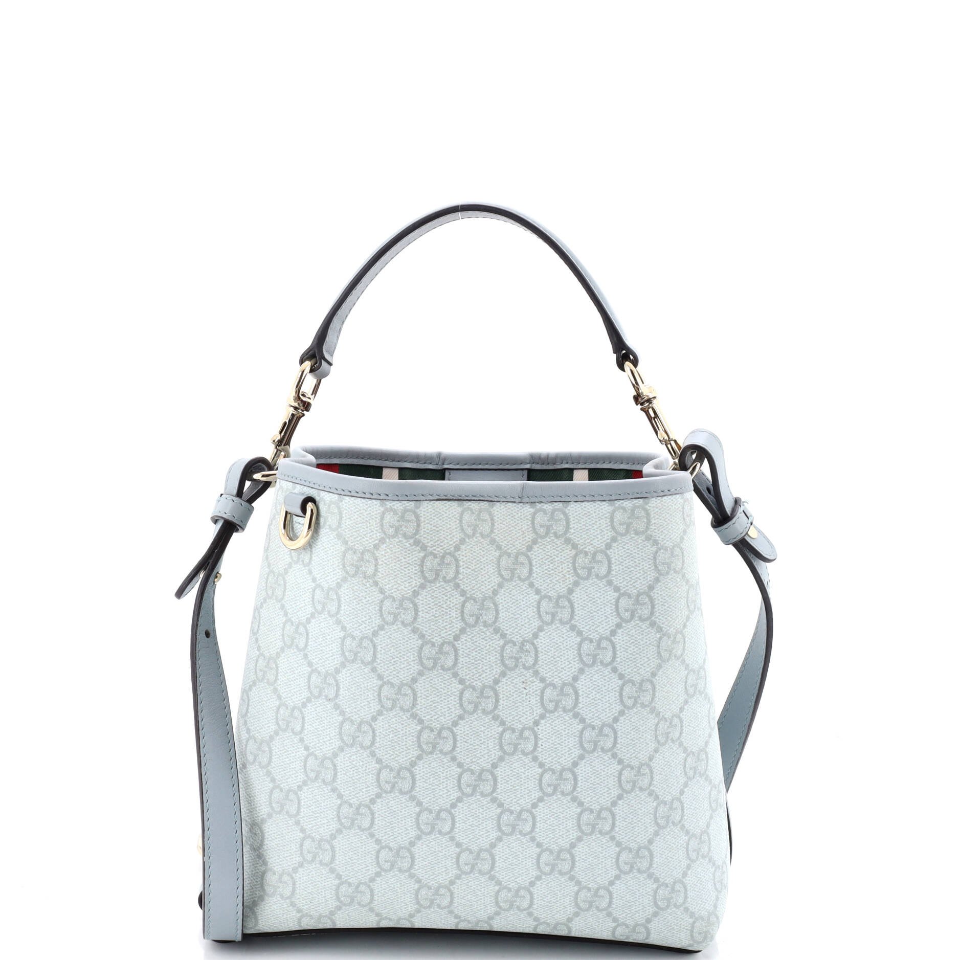 GG Emblem Bucket Bag GG Coated Canvas Small