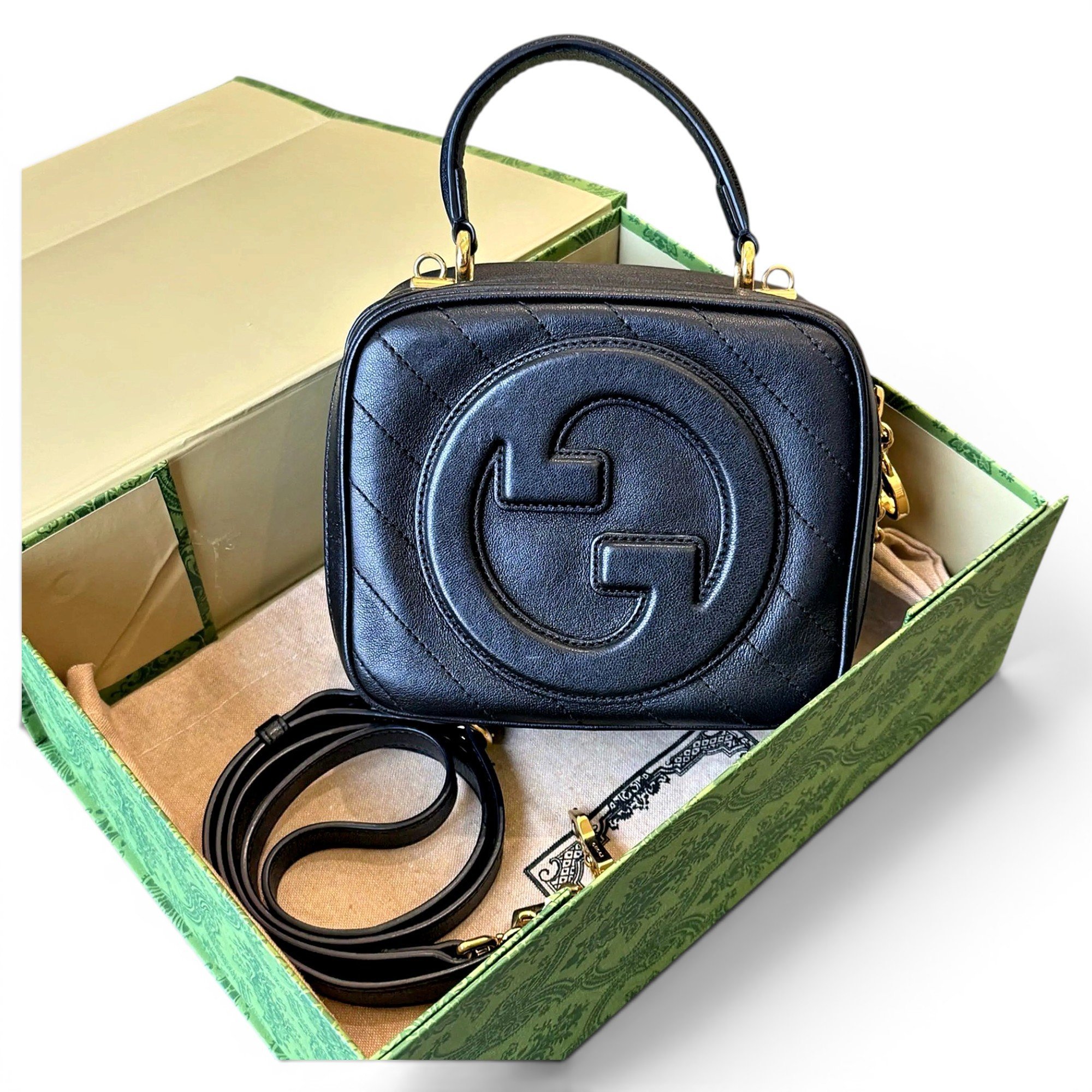 Leather crossbody bag