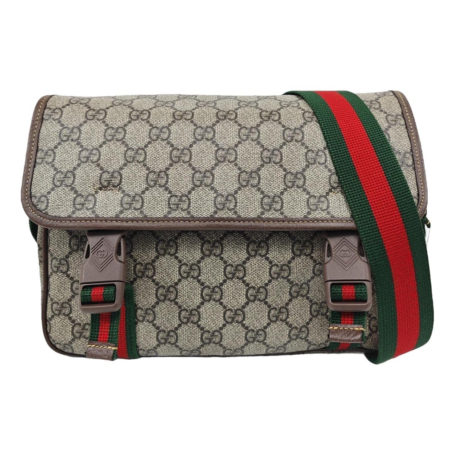 Ophidia GG Supreme leather handbag