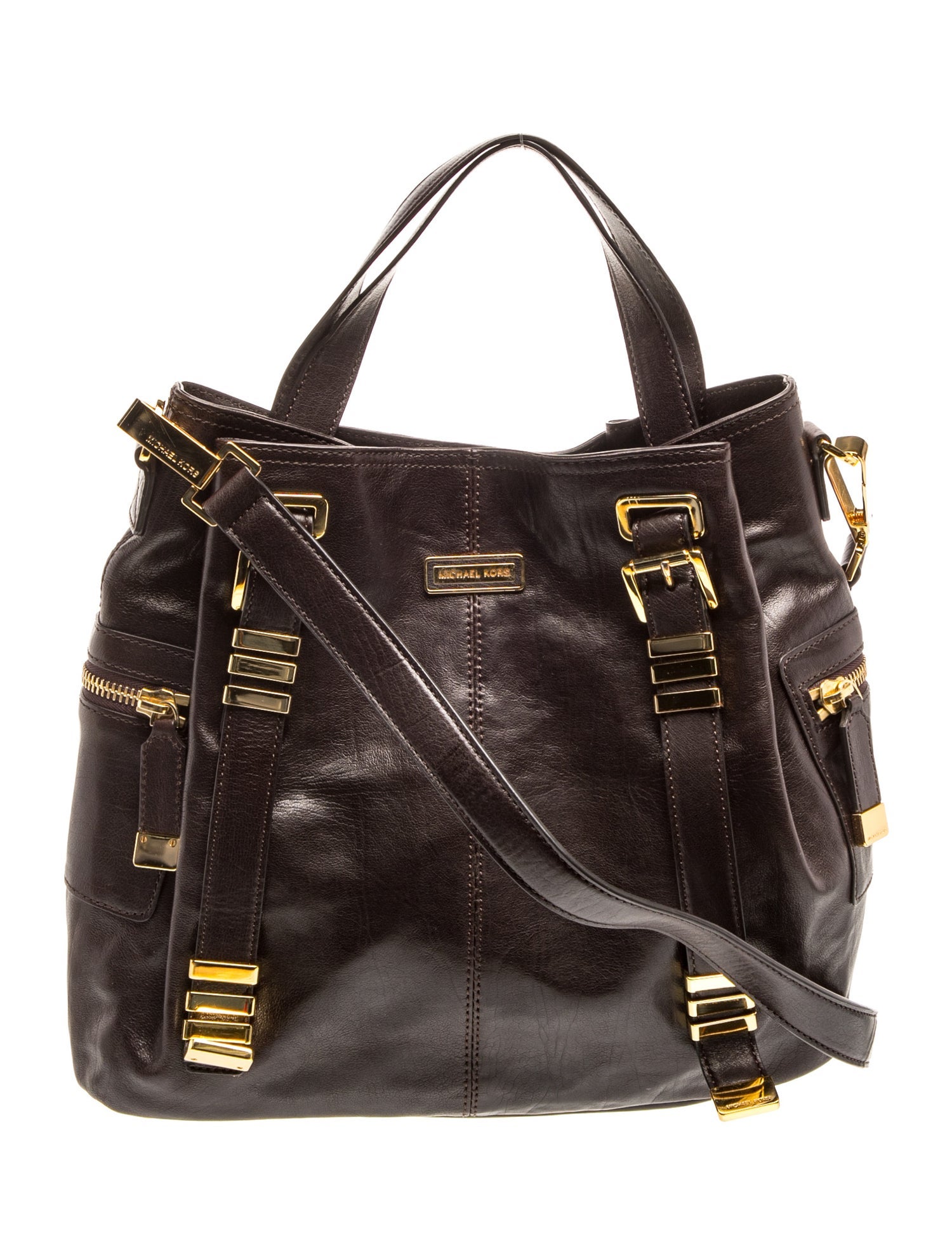 Leather Top Handle Bag