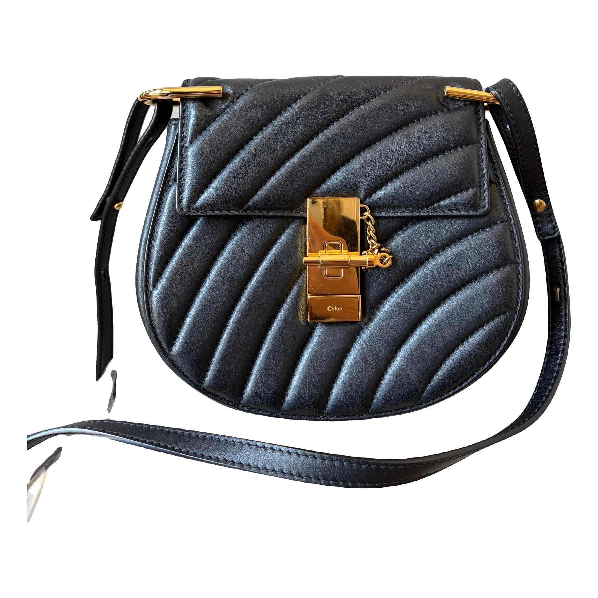 Drew leather crossbody bag