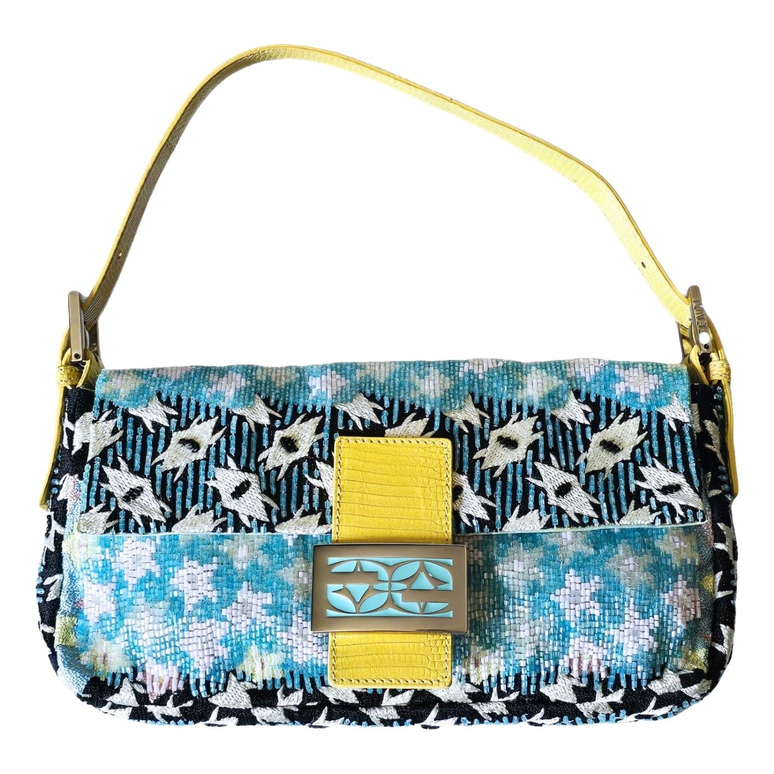 Baguette lizard handbag