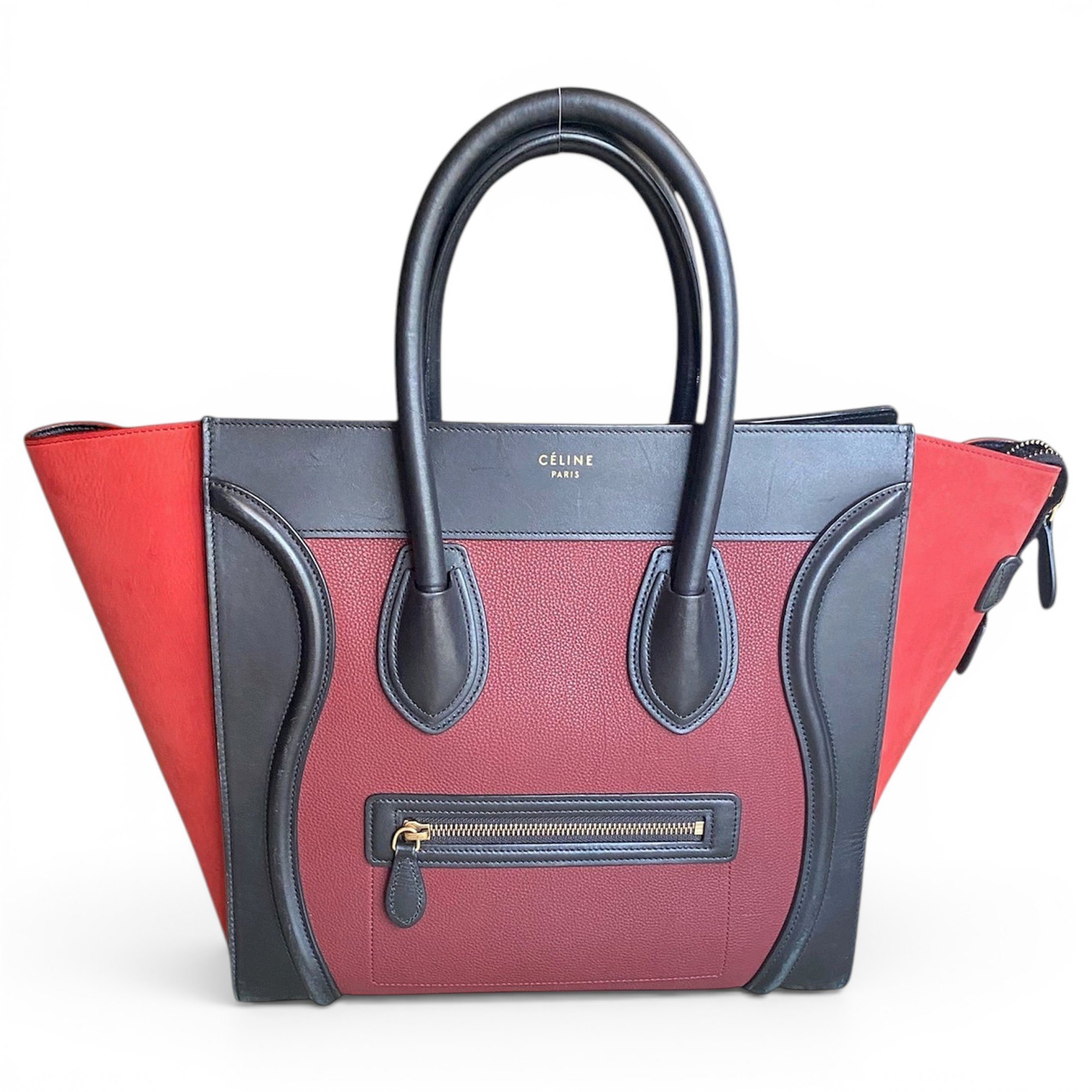 Luggage leather handbag