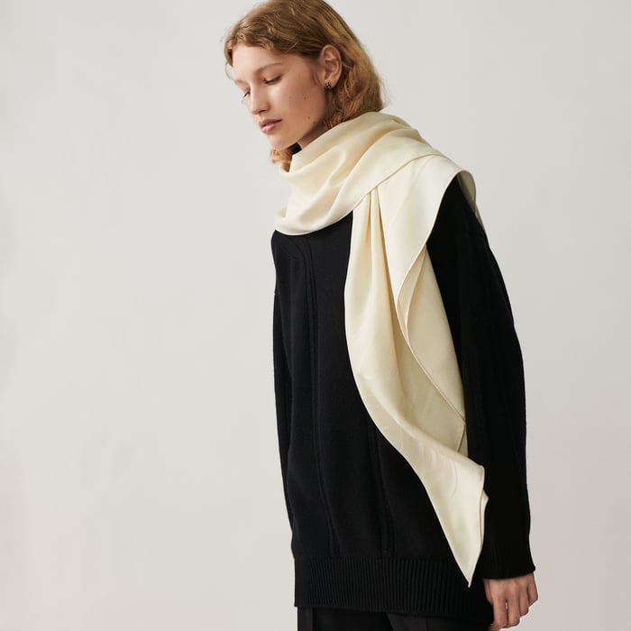 Ivoire Bouclerie Moderne Scarf 115