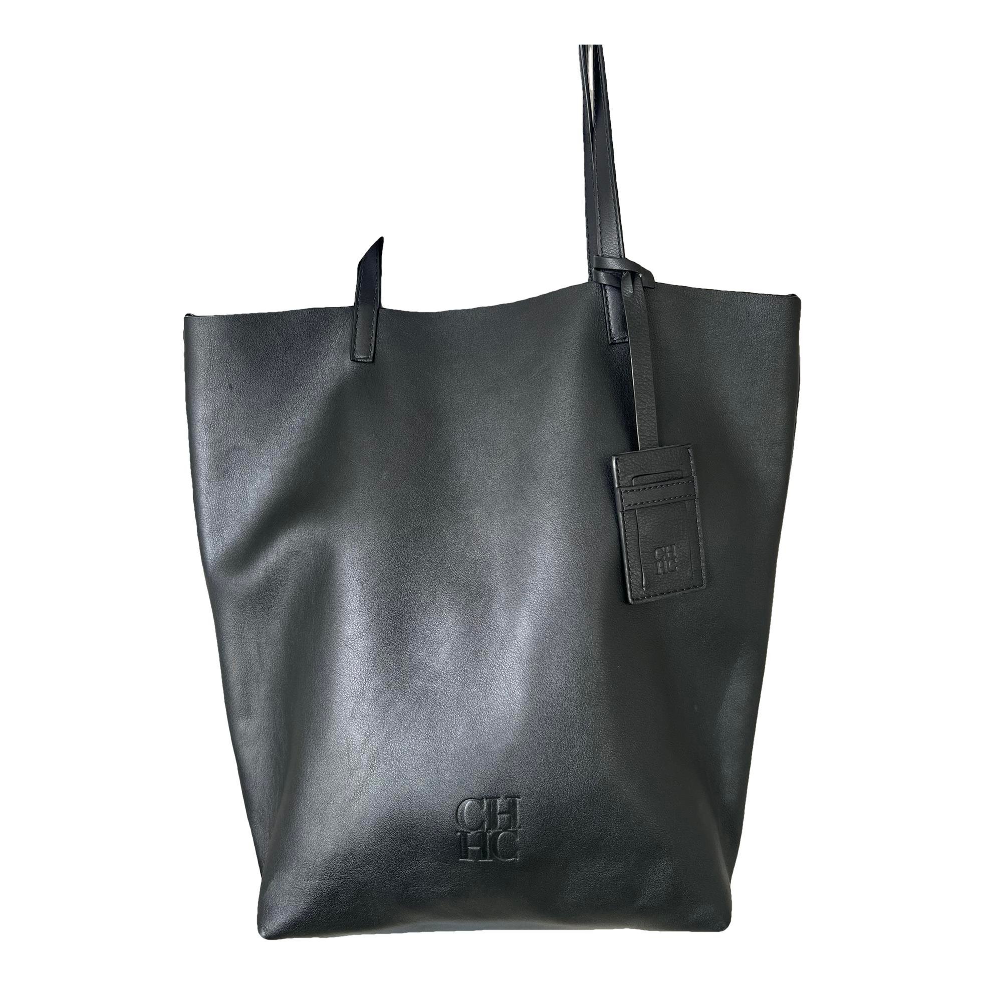 Leather tote