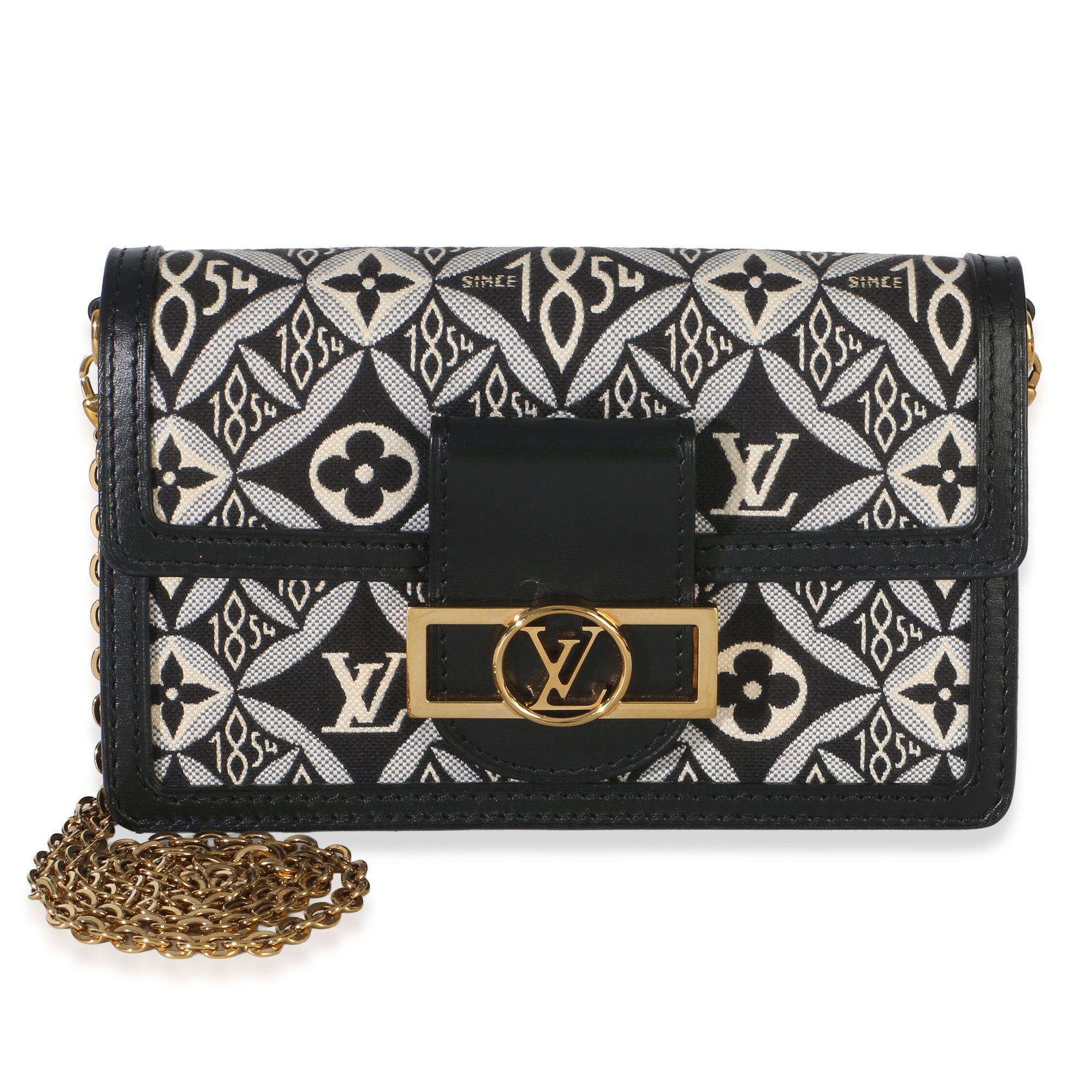 Dauphine Chain Wallet cloth handbag