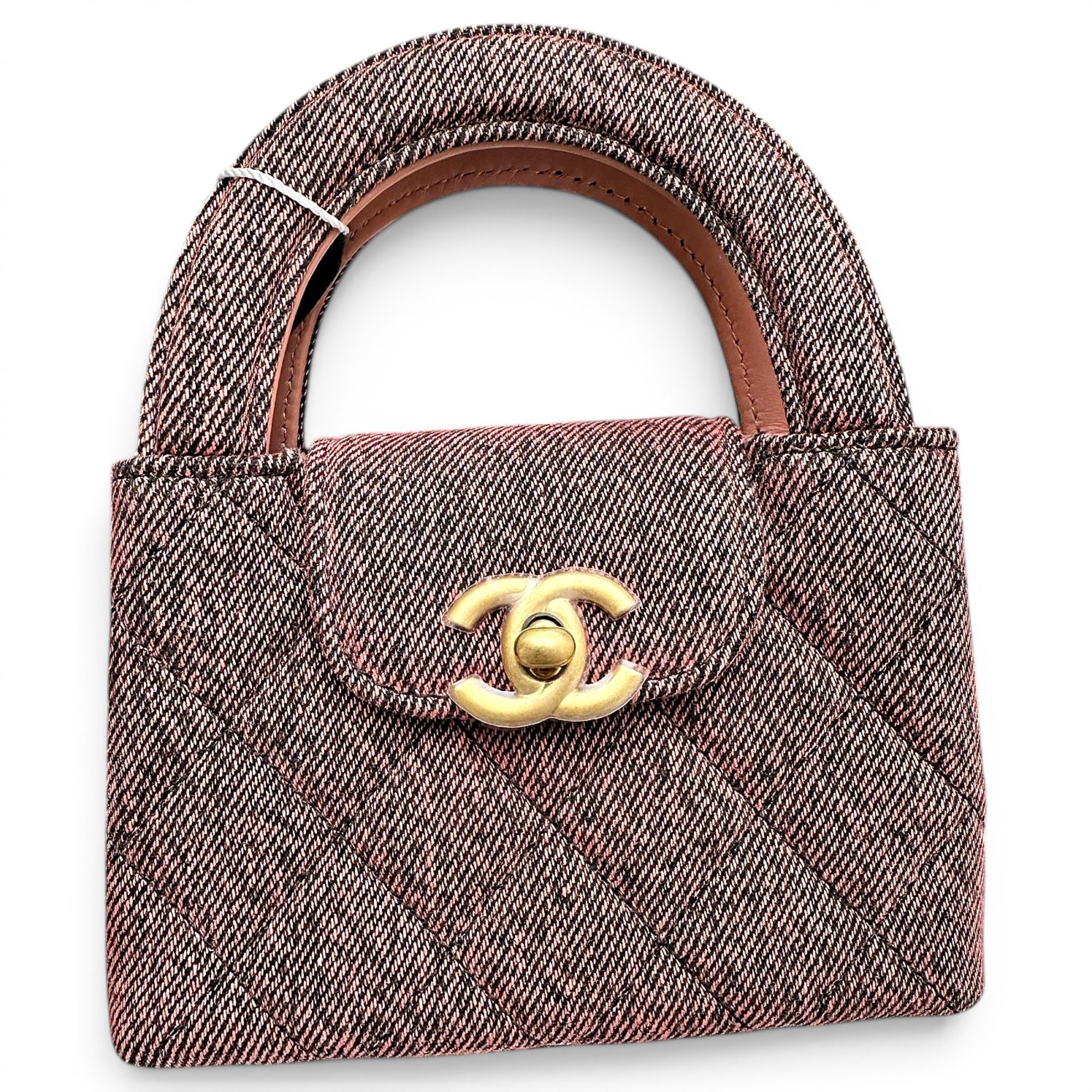 Mini Shopping leather handbag