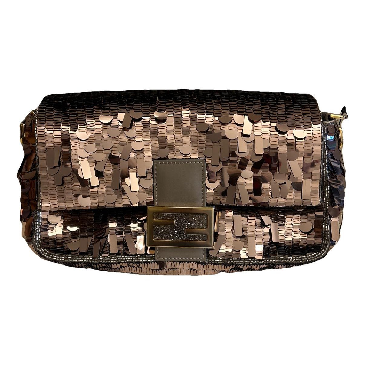 Baguette glitter handbag