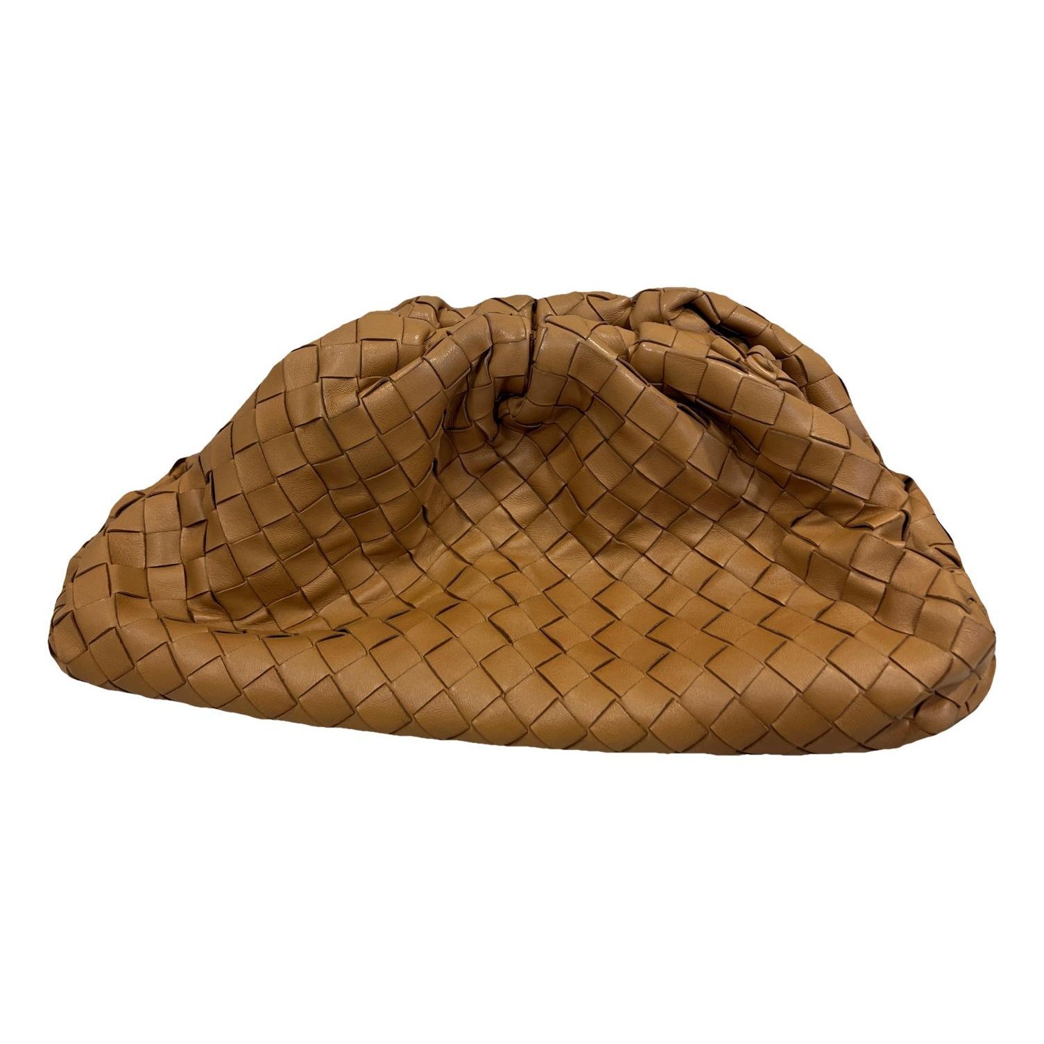 Pouch leather clutch bag