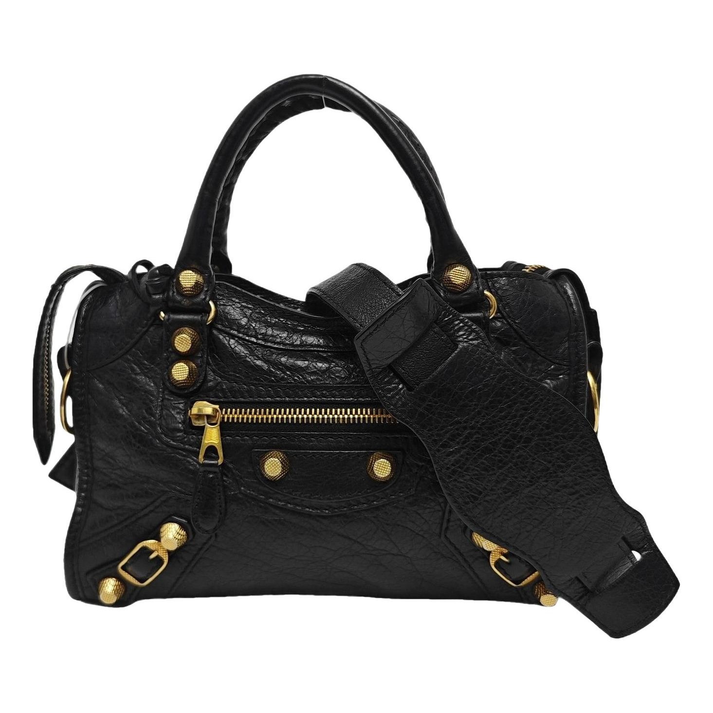 Leather handbag