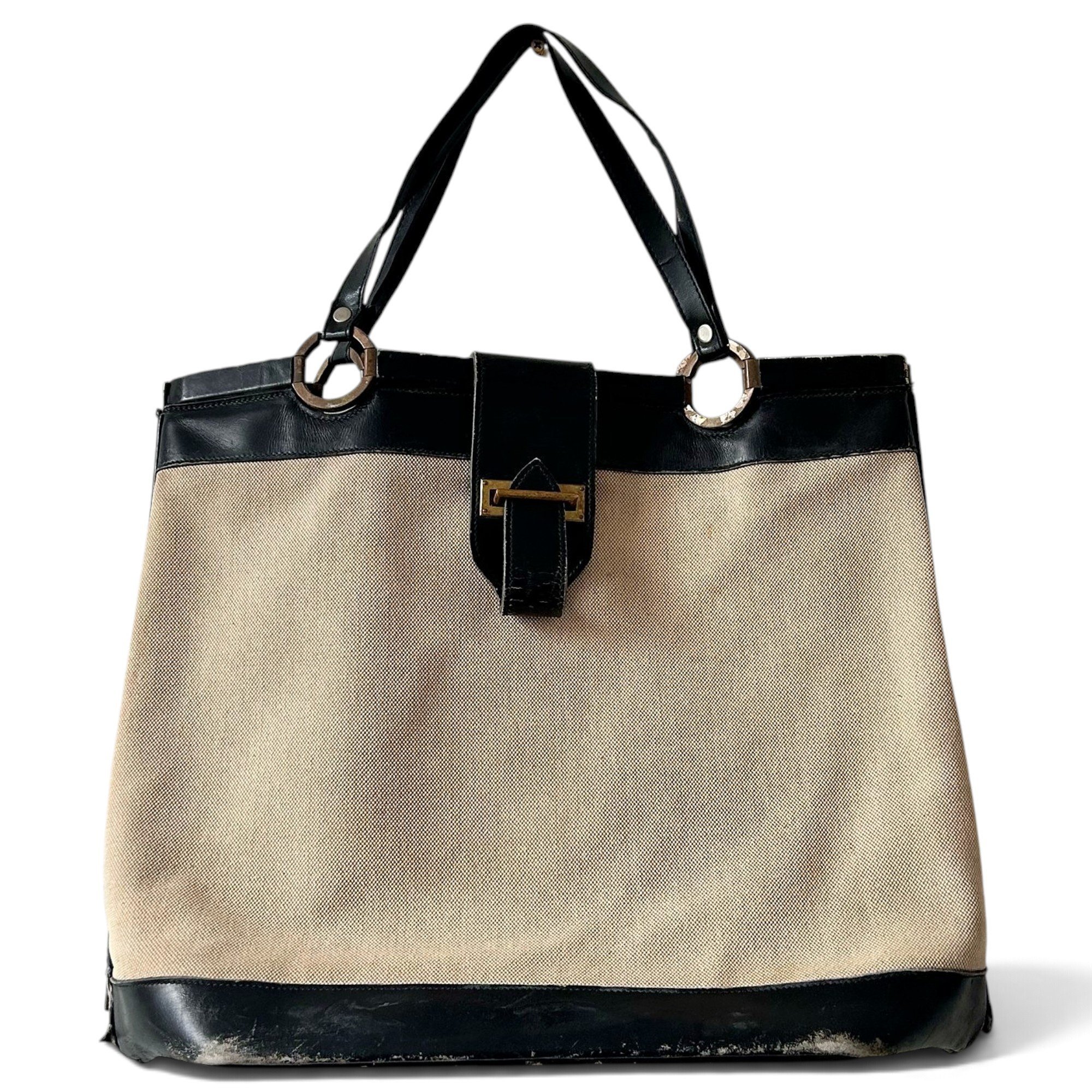 Leather tote