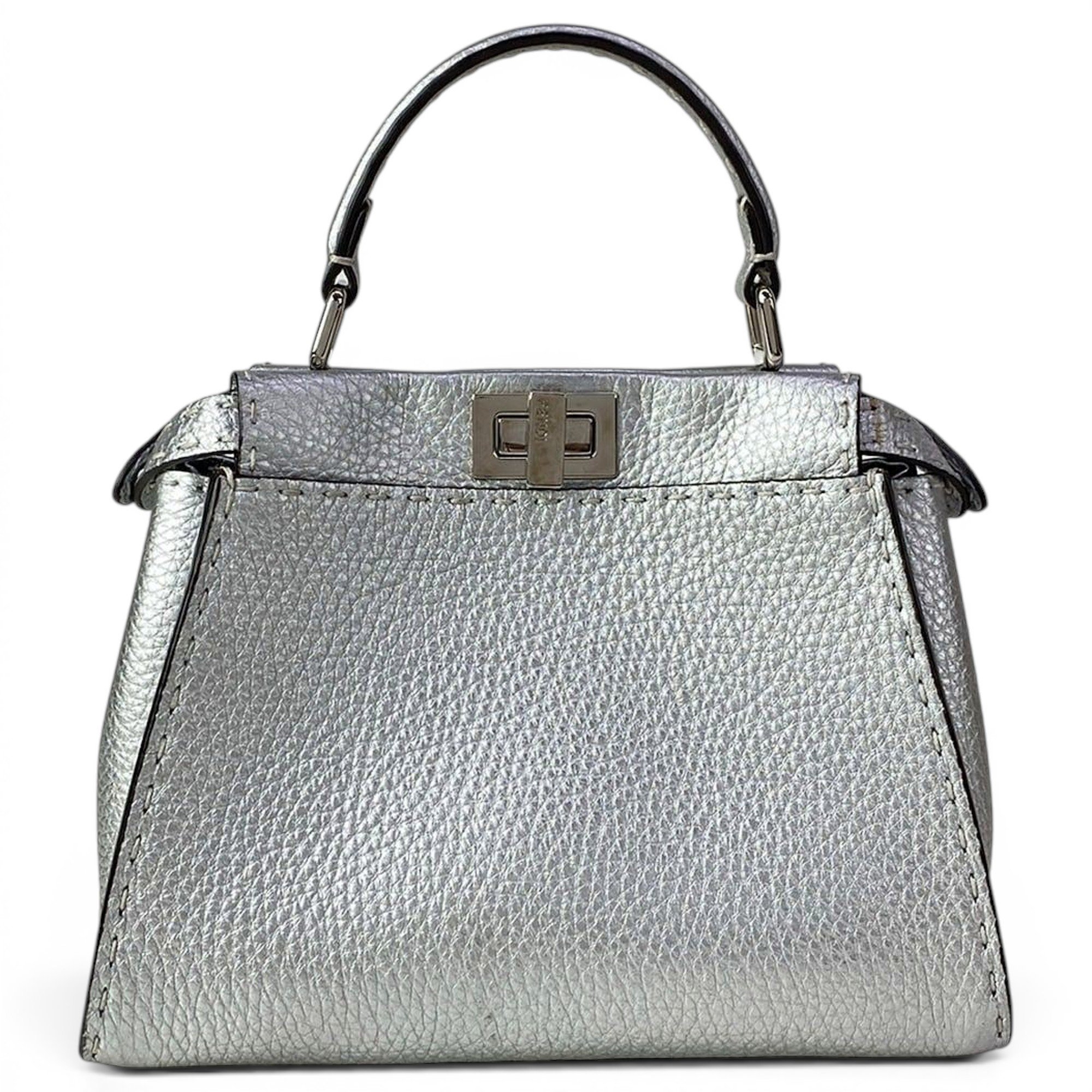 Peekaboo leather handbag
