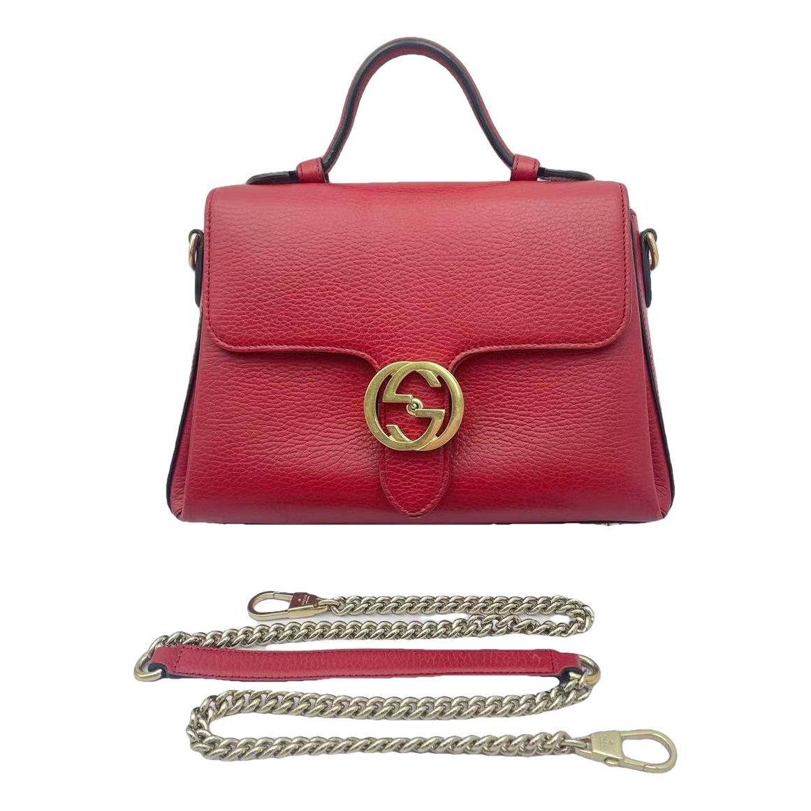Leather handbag