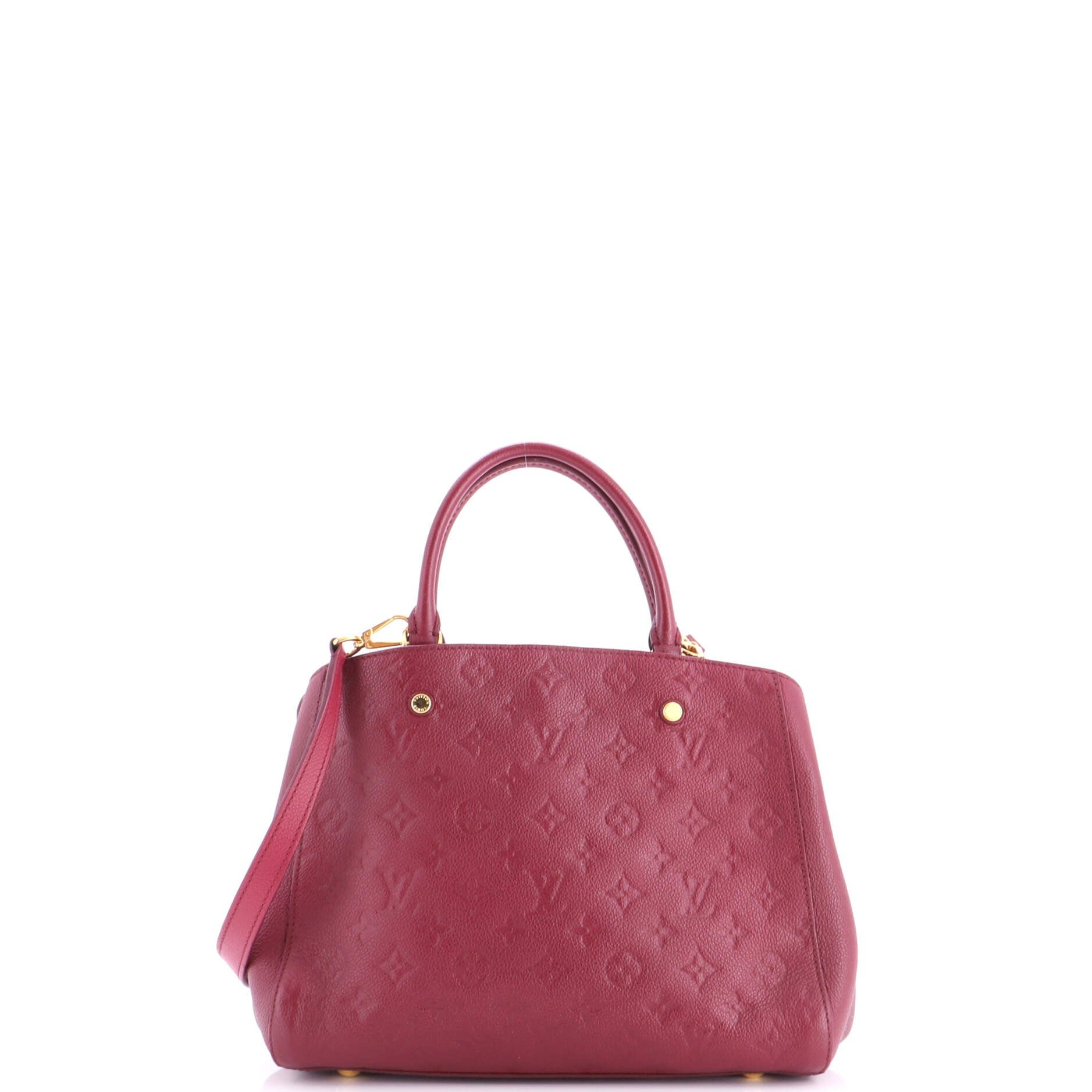 Louis Vuitton Montaigne Handbag Monogram Empreinte Leather MM