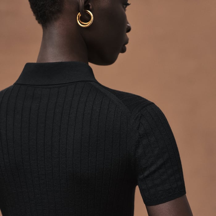 Noir Short-sleeve Polo Shirt