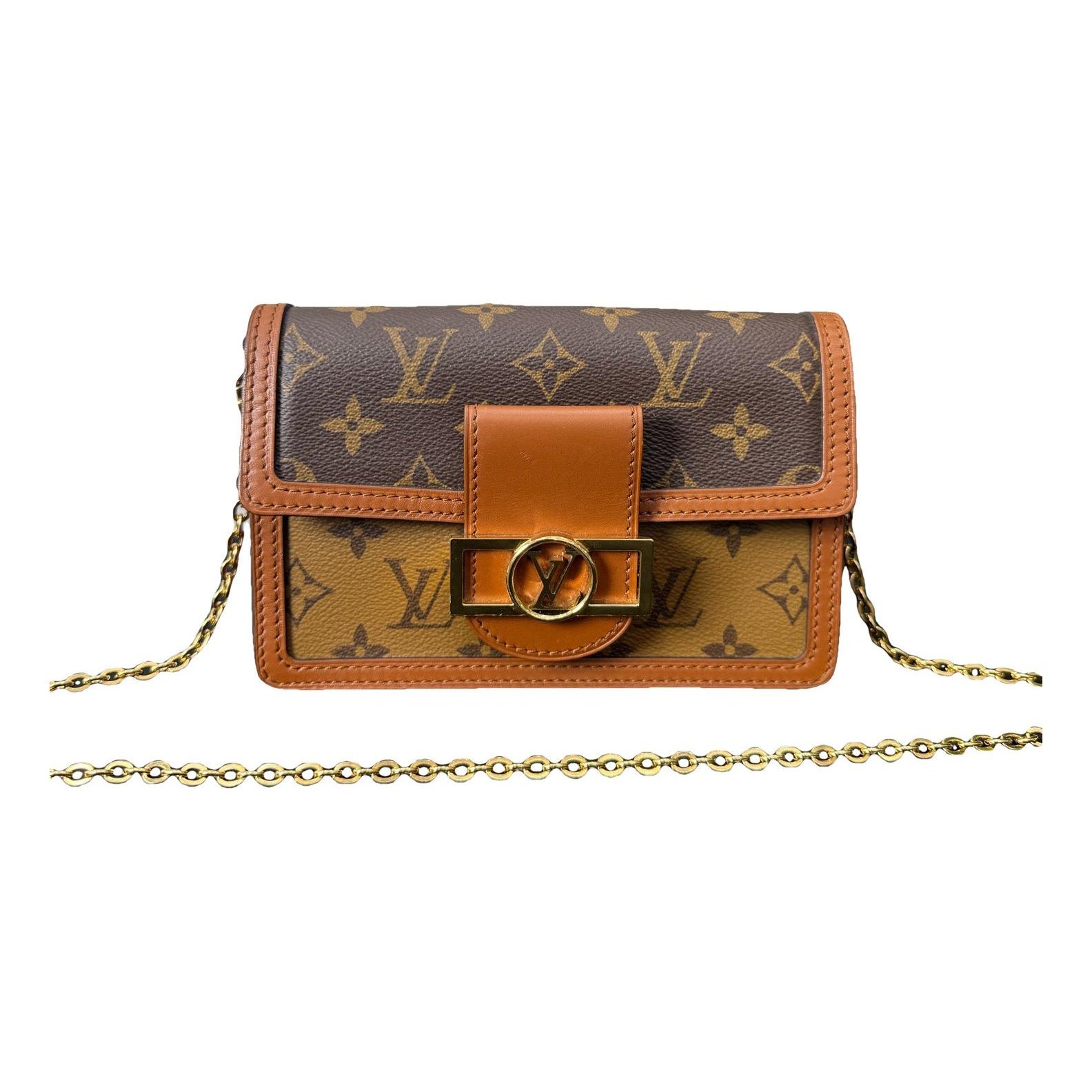 Louis Vuitton Dauphine leather handbag