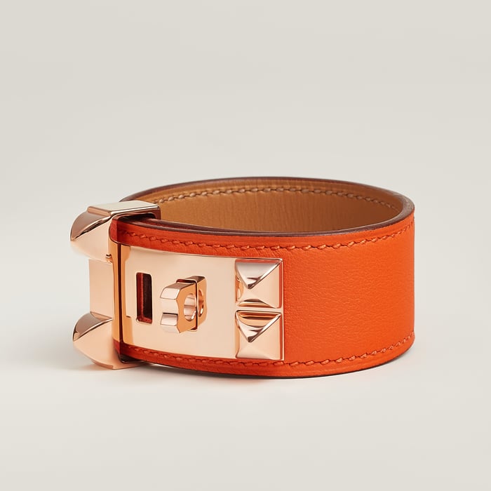 Orange Minium Collier De Chien 24 Bracelet