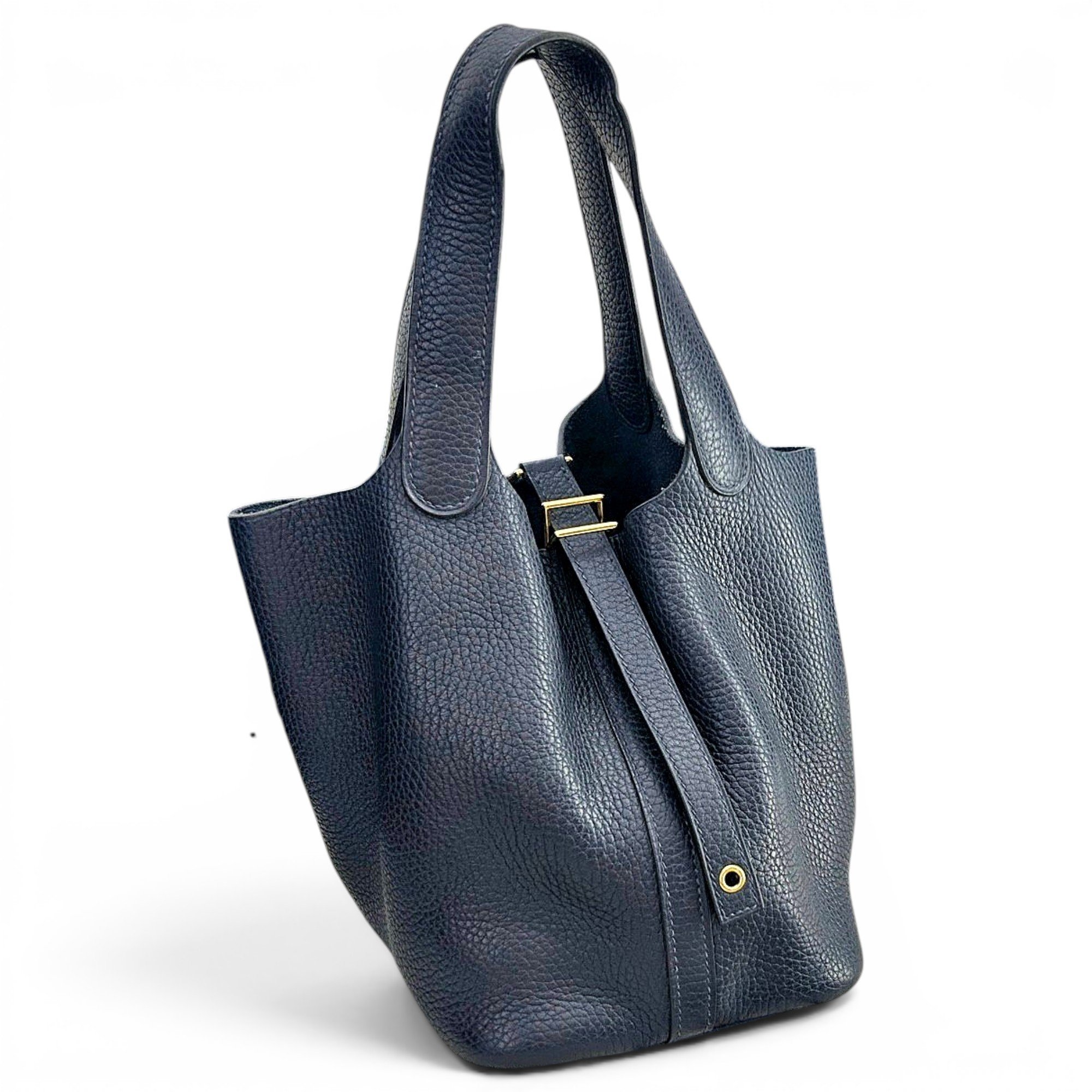 Picotin leather handbag