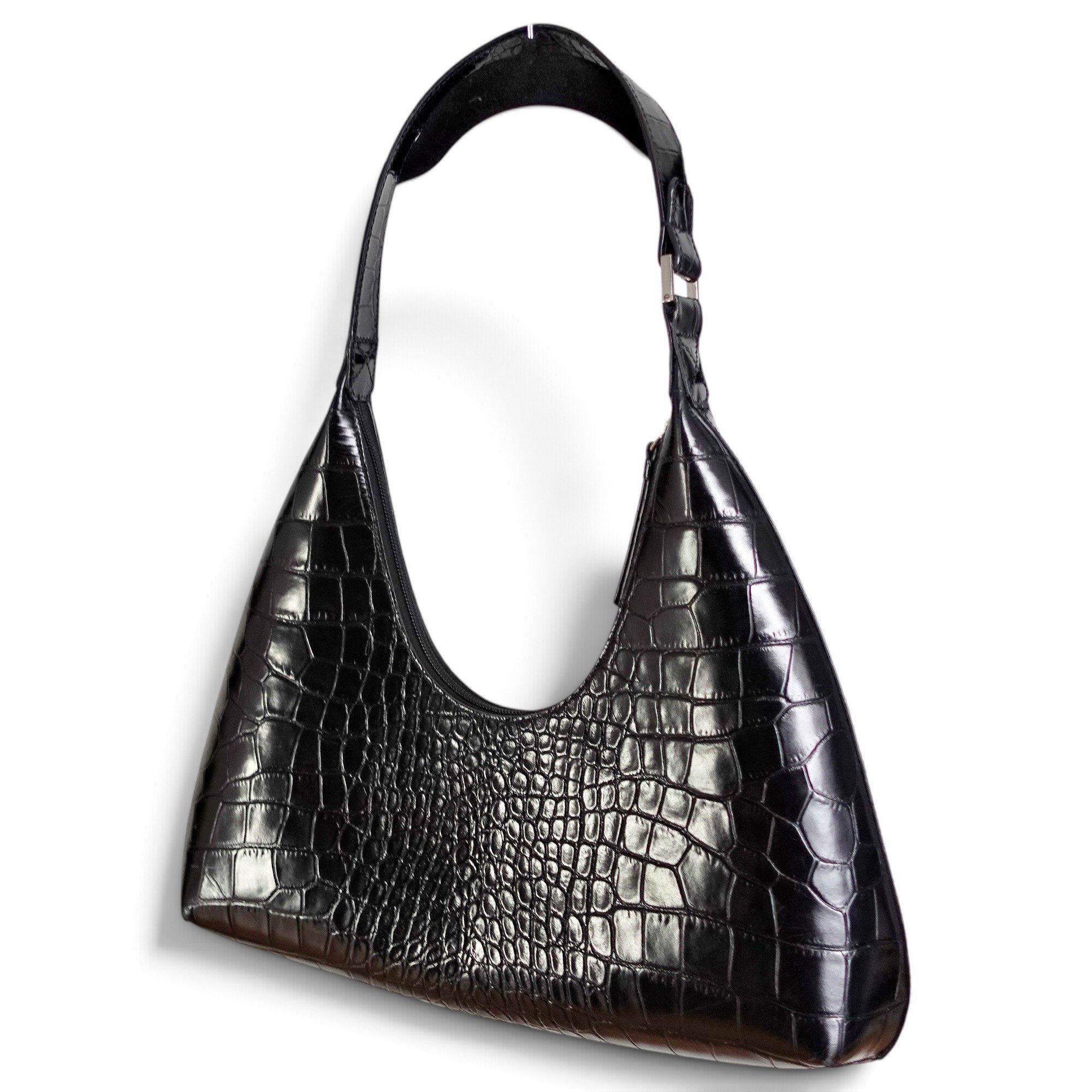 By Far Amber leather handbag