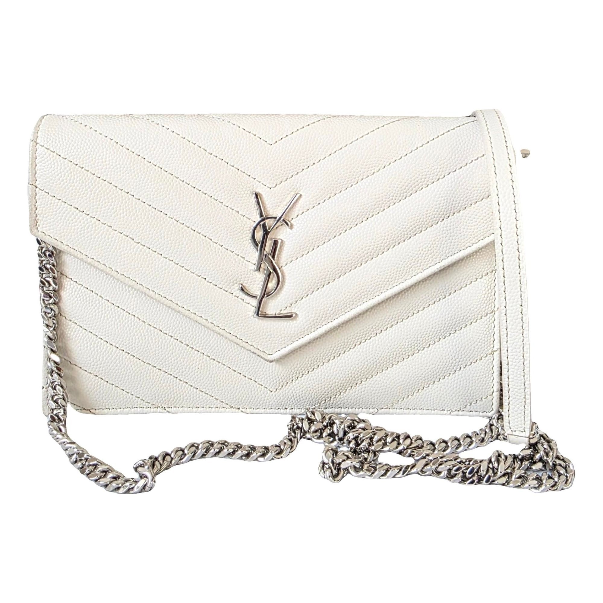 Portefeuille enveloppe leather crossbody bag