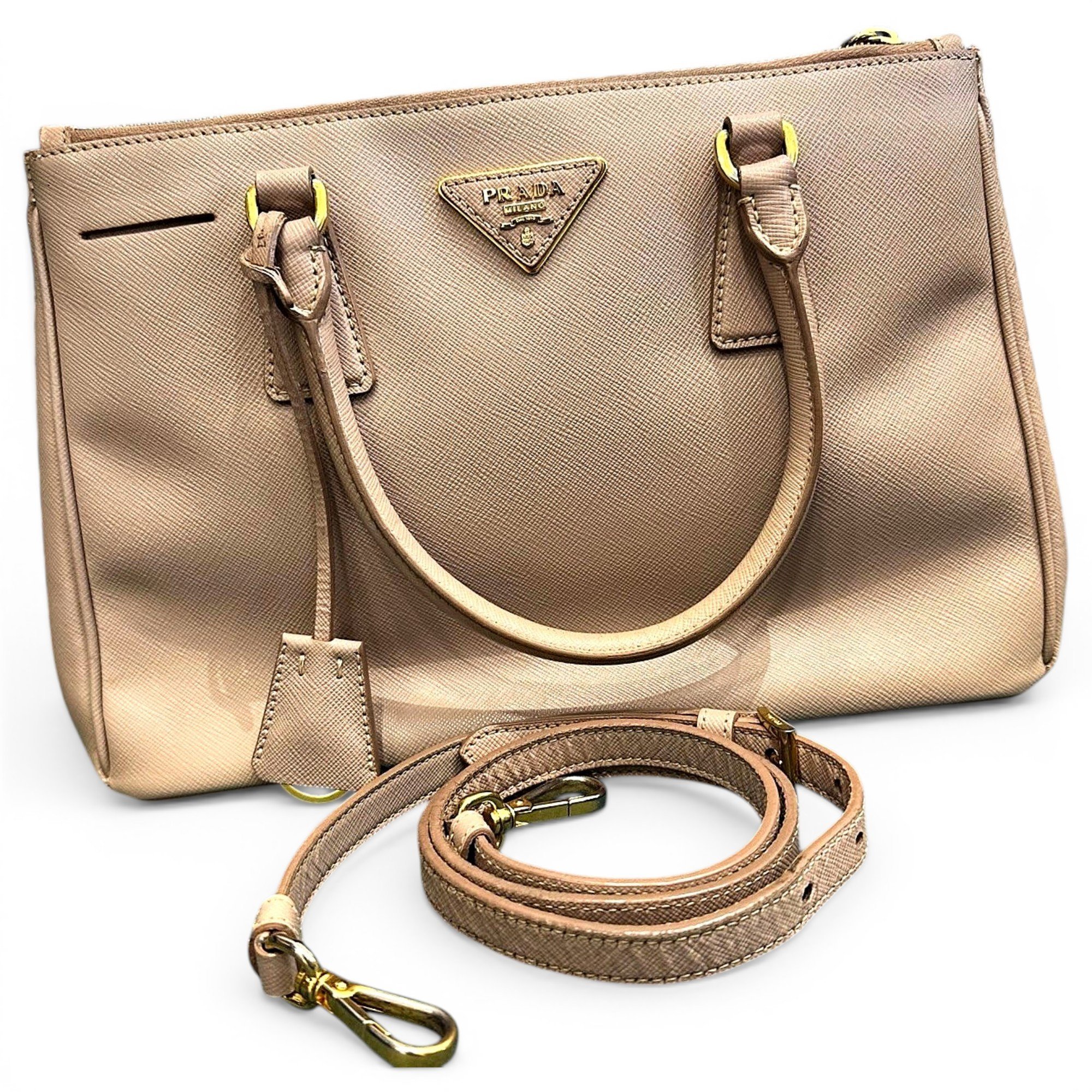 Galleria leather handbag