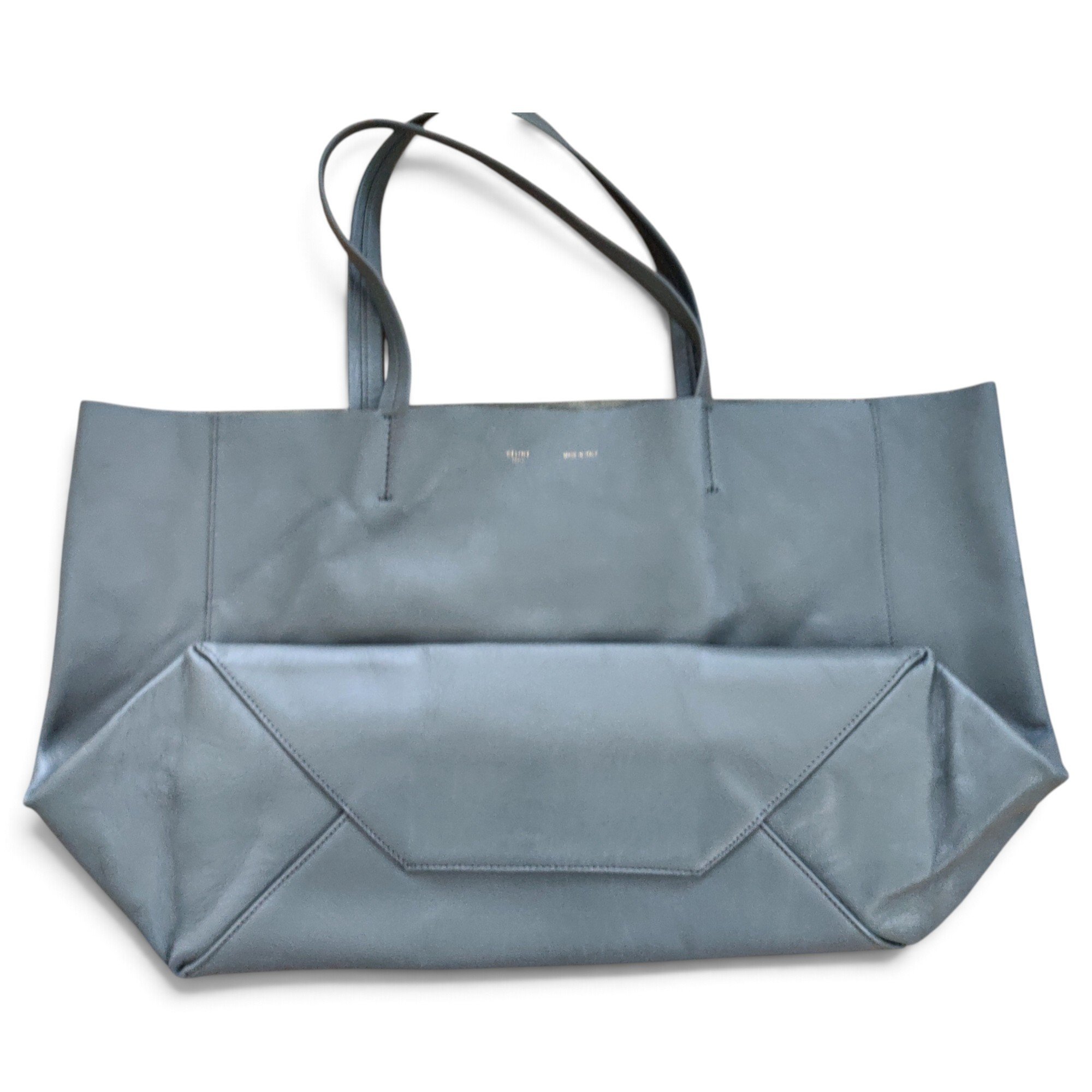 Cabas leather tote