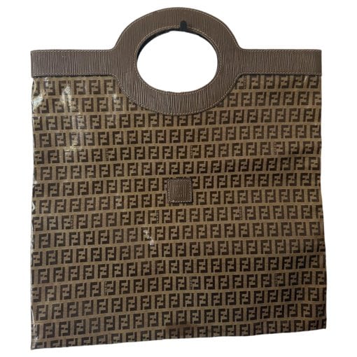 Vinyl clutch bag