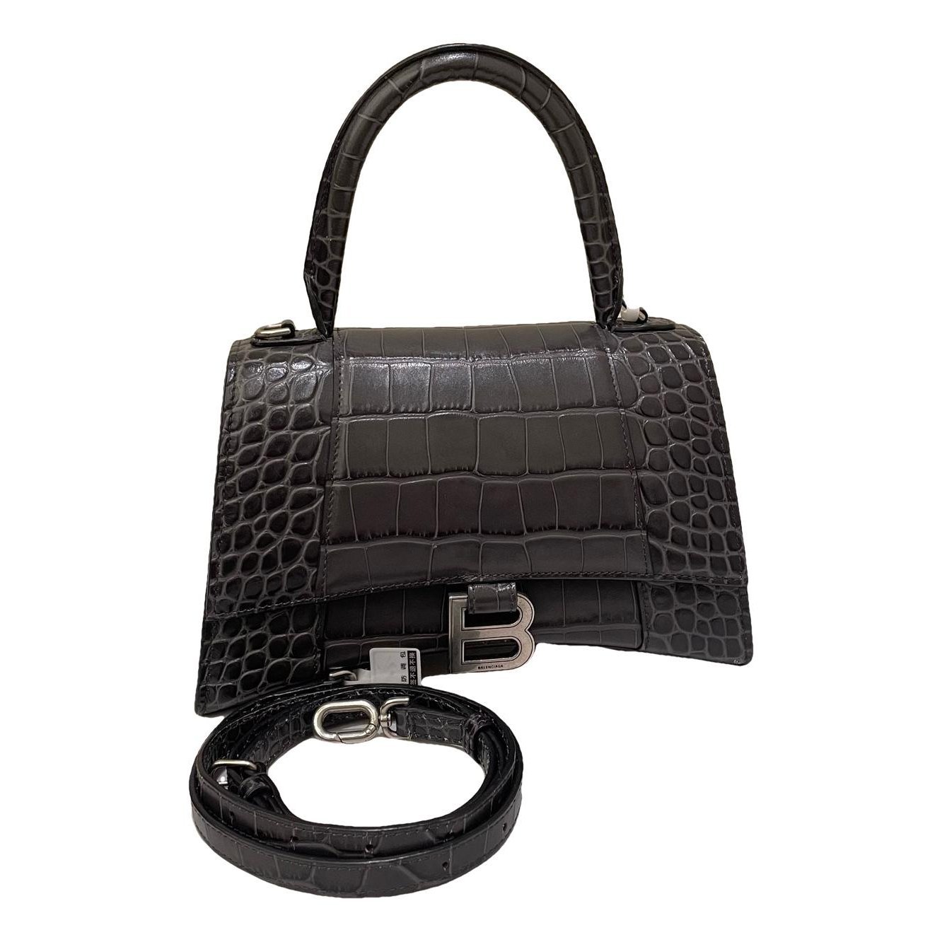 Balenciaga Hourglass leather handbag