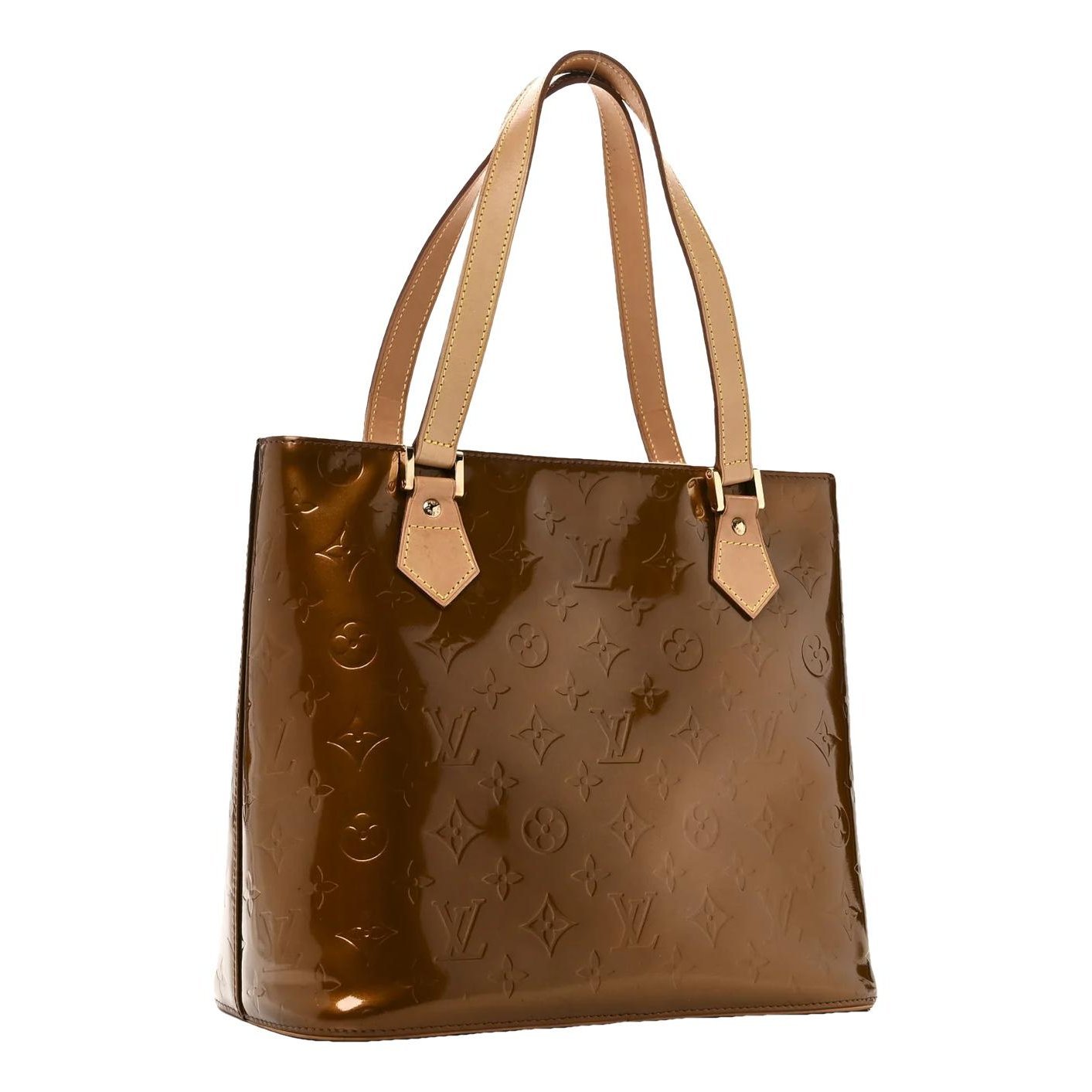 Houston patent leather handbag