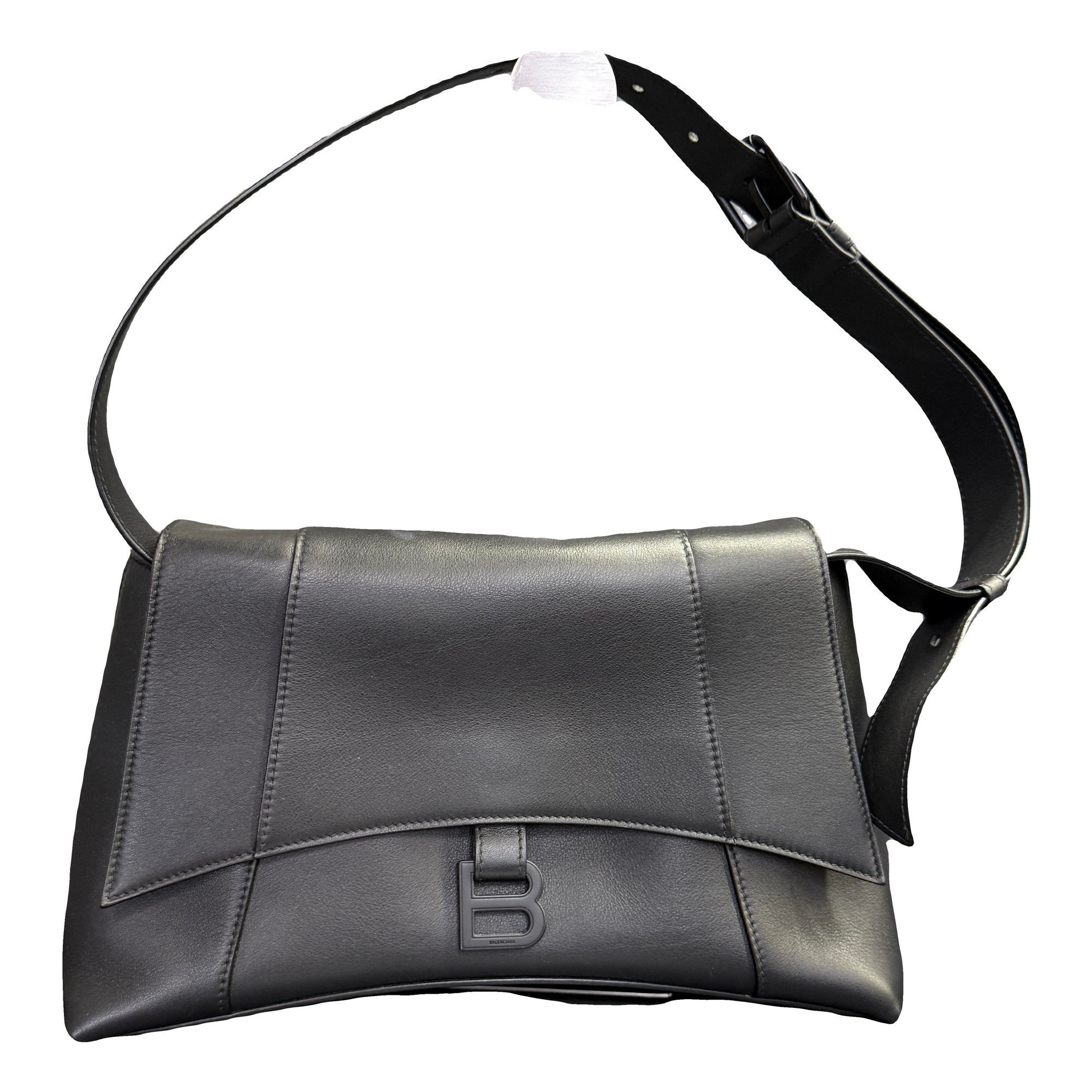 Leather clutch bag