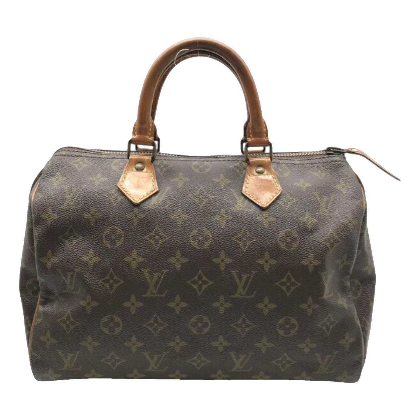 Speedy leather handbag
