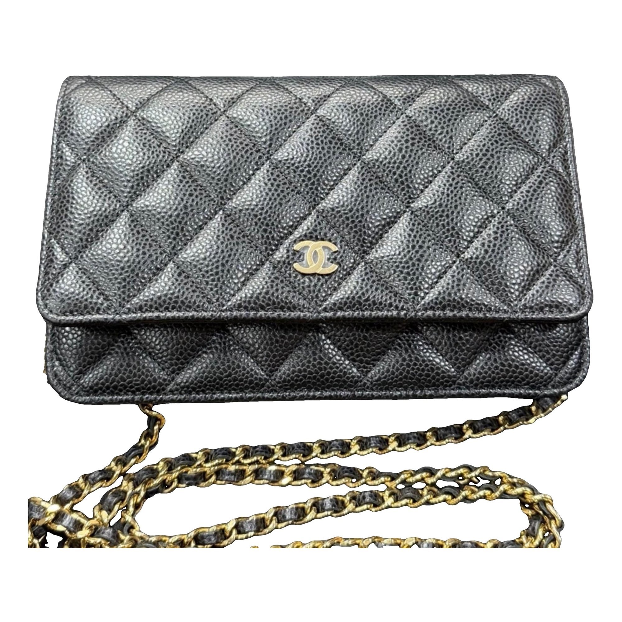 Wallet On Chain Timeless/Classique leather crossbody bag