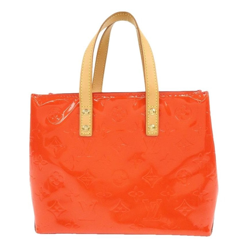Patent leather handbag