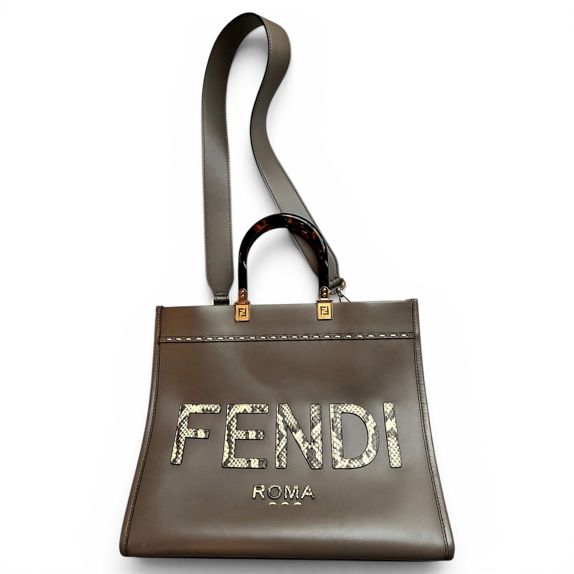 Sunshine leather tote