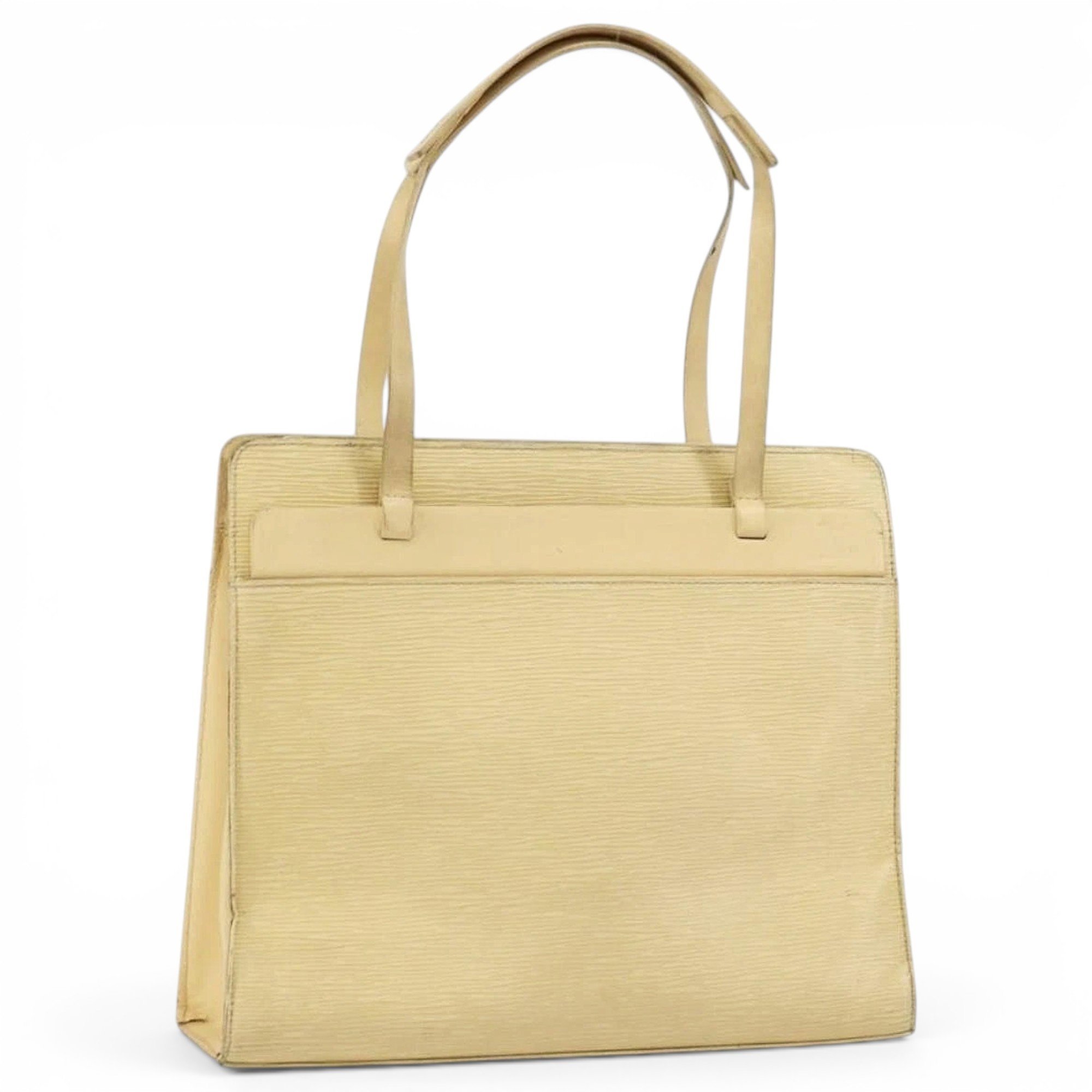 Leather tote