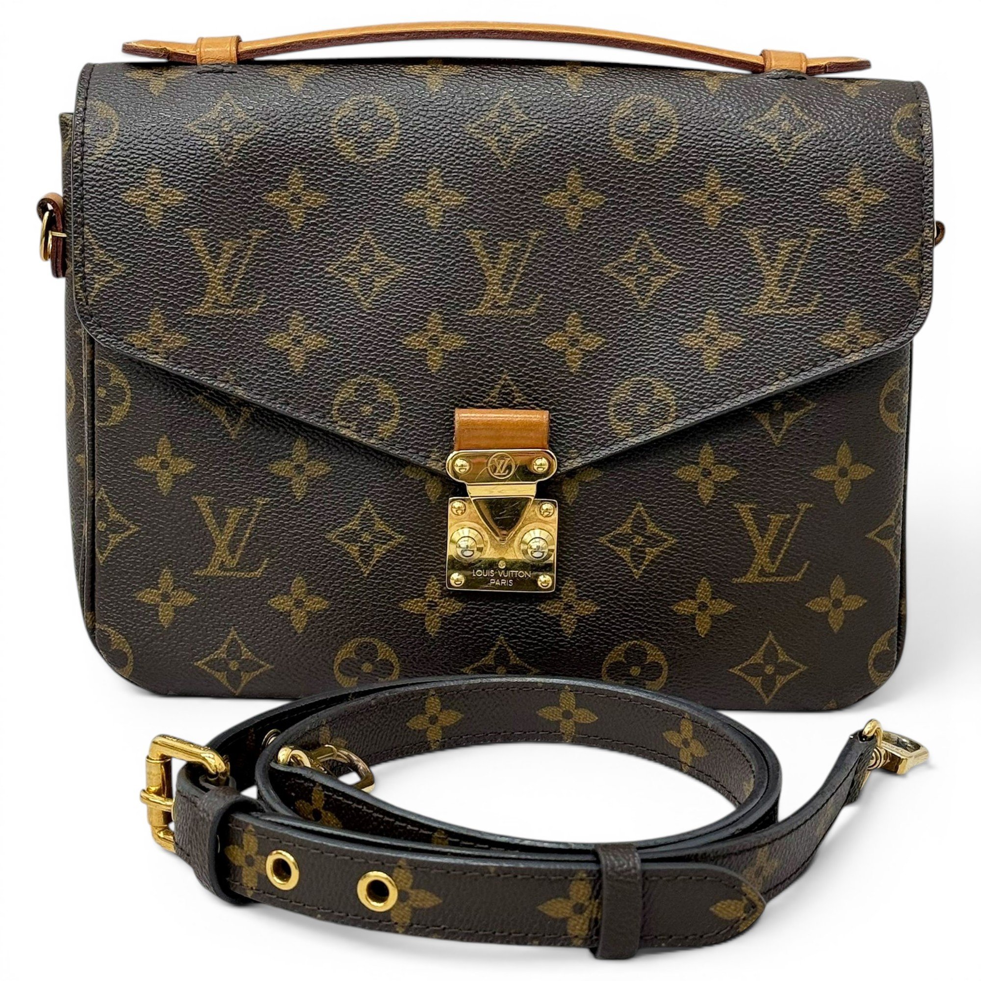 Metis leather handbag