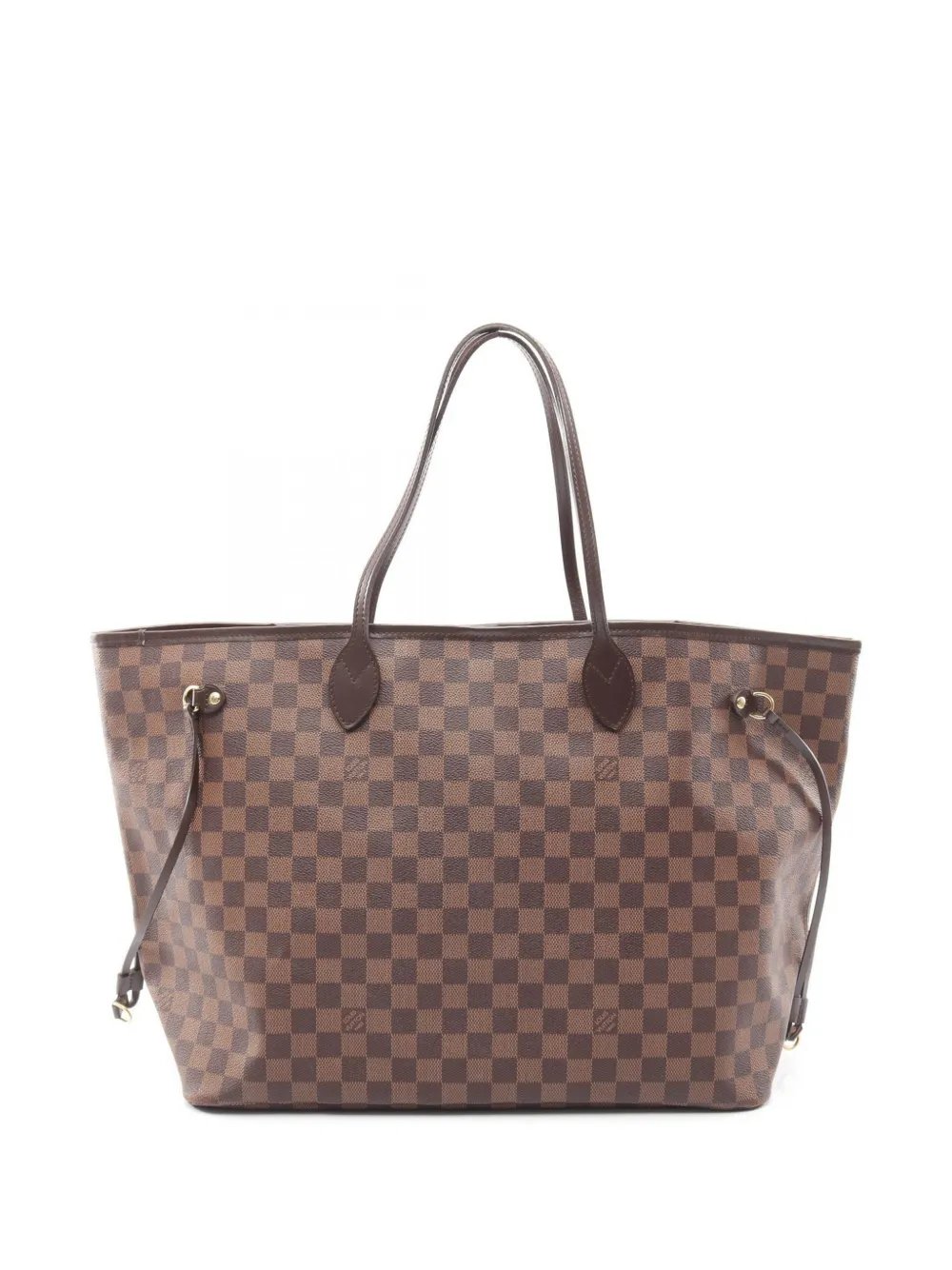 2012 GM Damier Ebène Neverfull tote bag