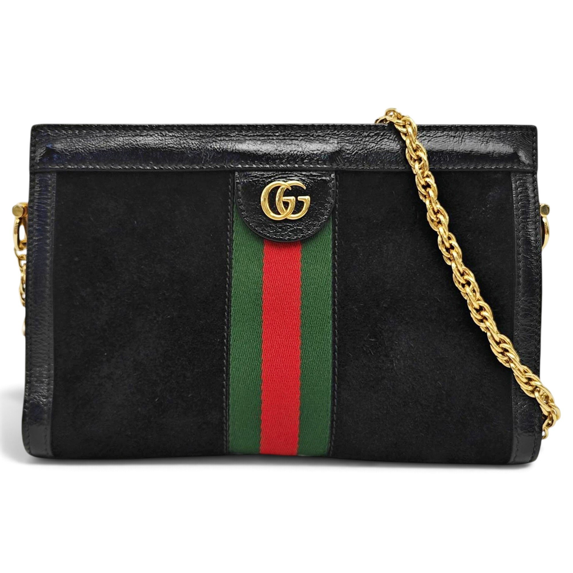 Ophidia Chain leather handbag
