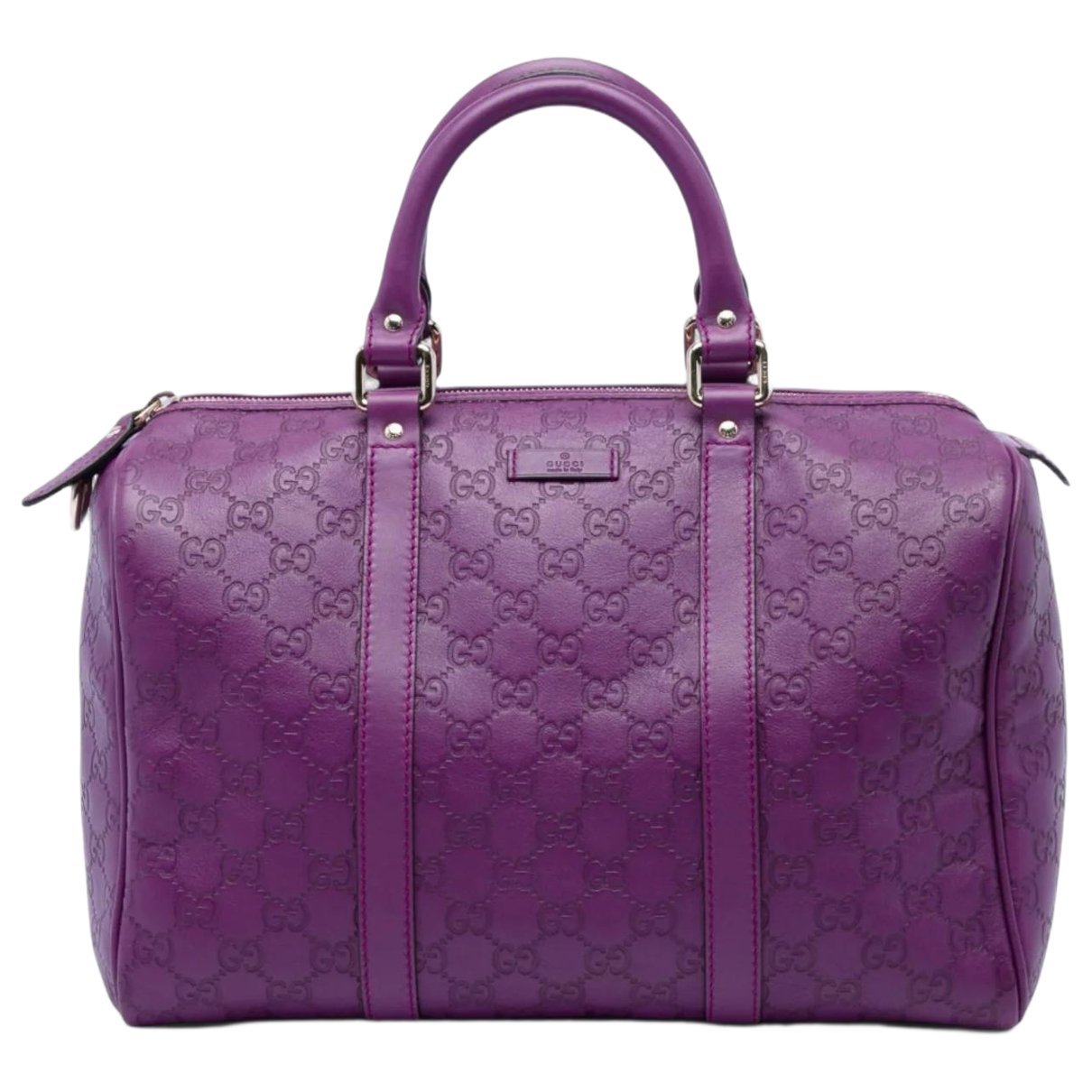 Boston leather bag